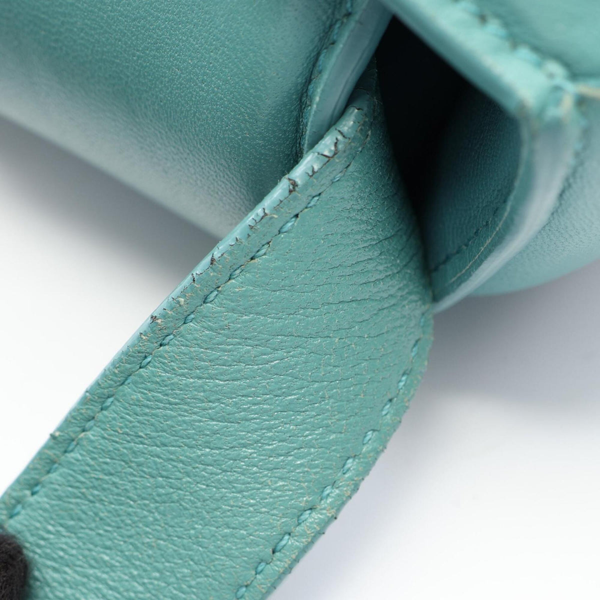 Bottega Veneta Blue Leather Handbag Shoulder Bag (Pre-Owned)