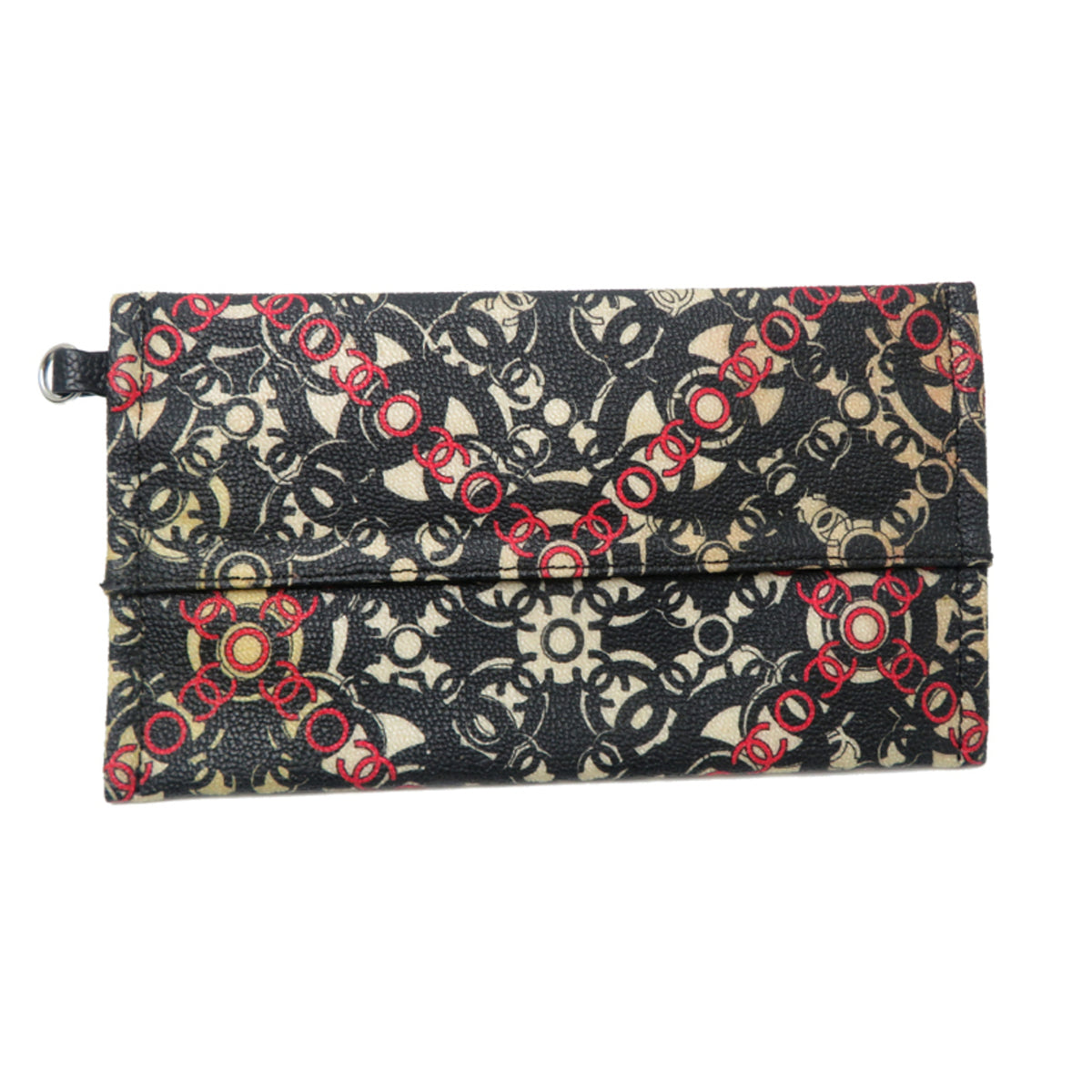 Chanel Black Multi-Color Pvc Pouch Tote Bag (Pre-Owned)
