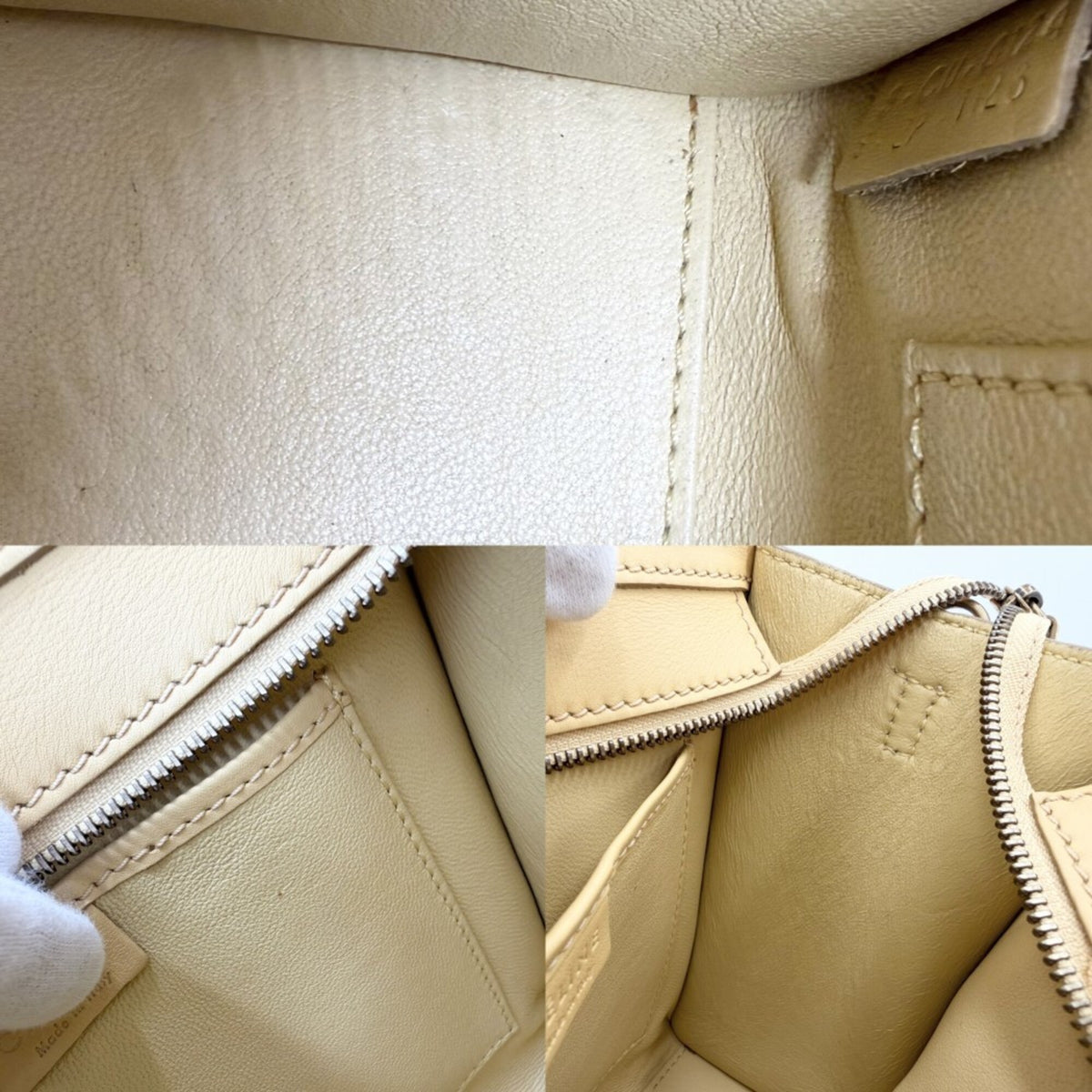 Celine Yellow Leather Handbag Shoulder Bag (Pre-Owned)