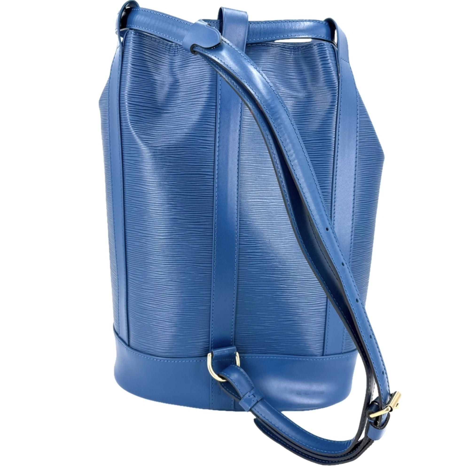 Louis Vuitton Blue Epi Leather Shoulder Bag (Pre-Owned)