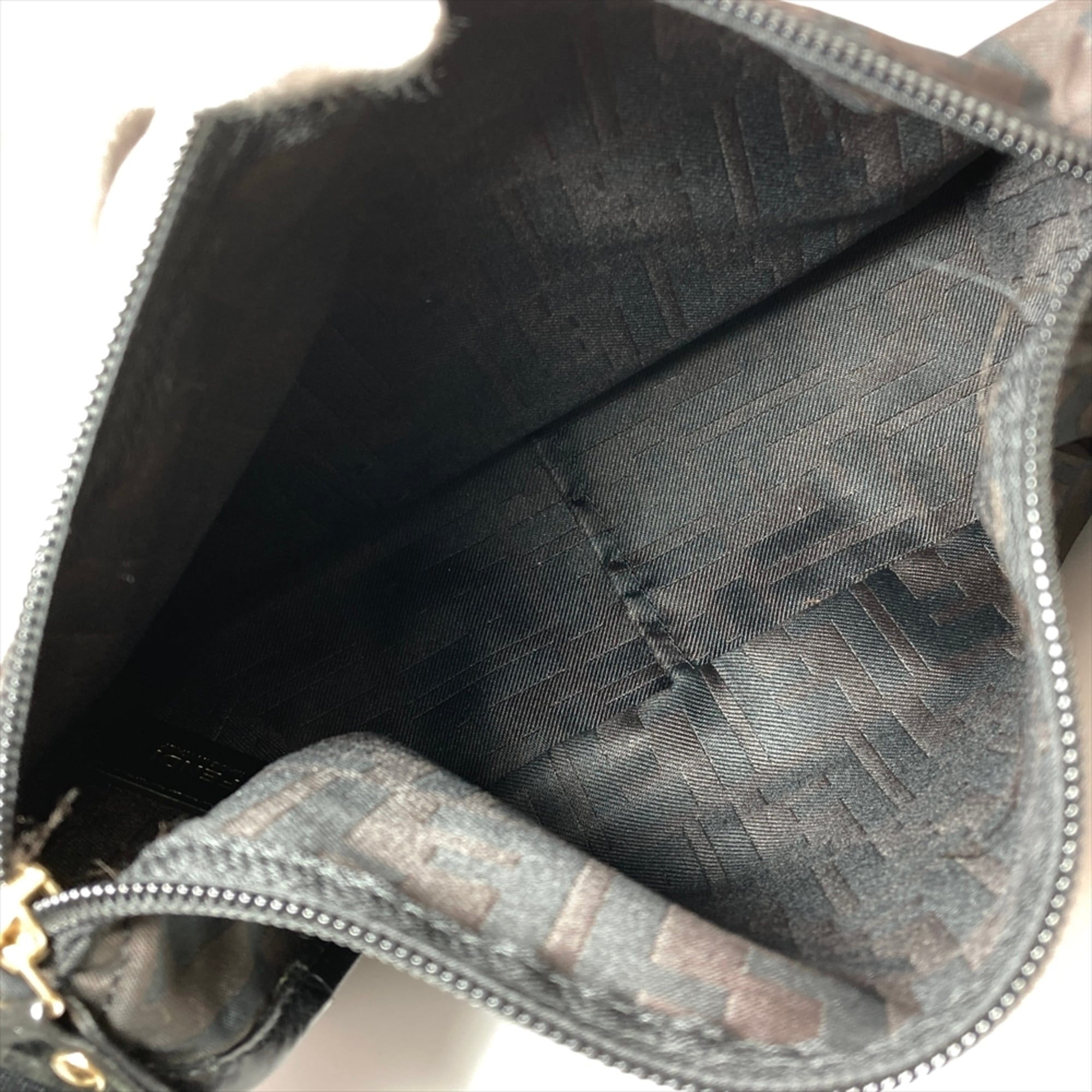 Fendi Brown Nylon Shoulder Bag (Pre-Owned)