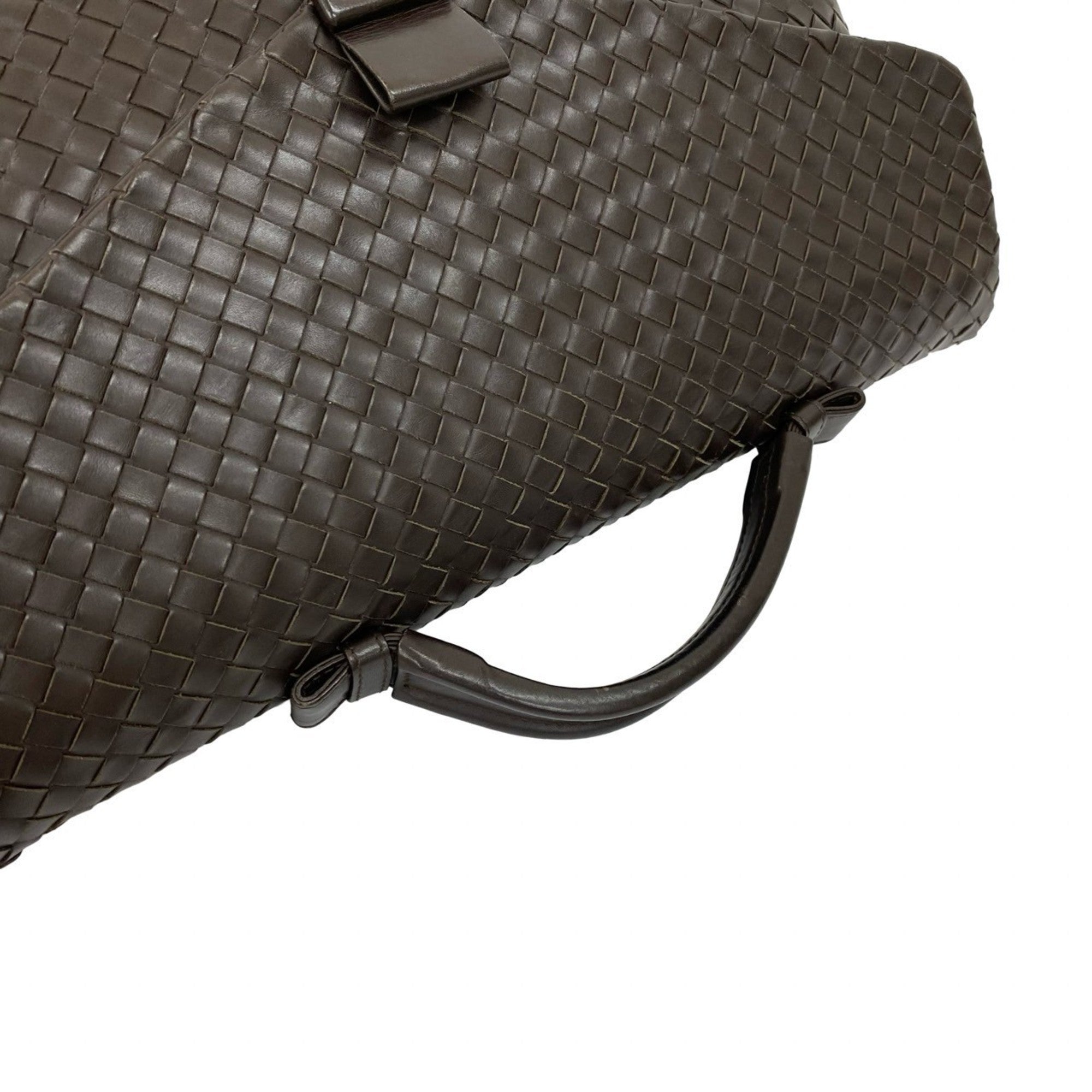 Bottega Veneta Brown Leather Briefcase (Pre-Owned)