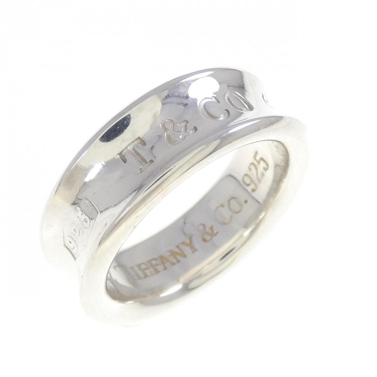 Tiffany Silver Silver 925 Band Ring (Pre-Owned)