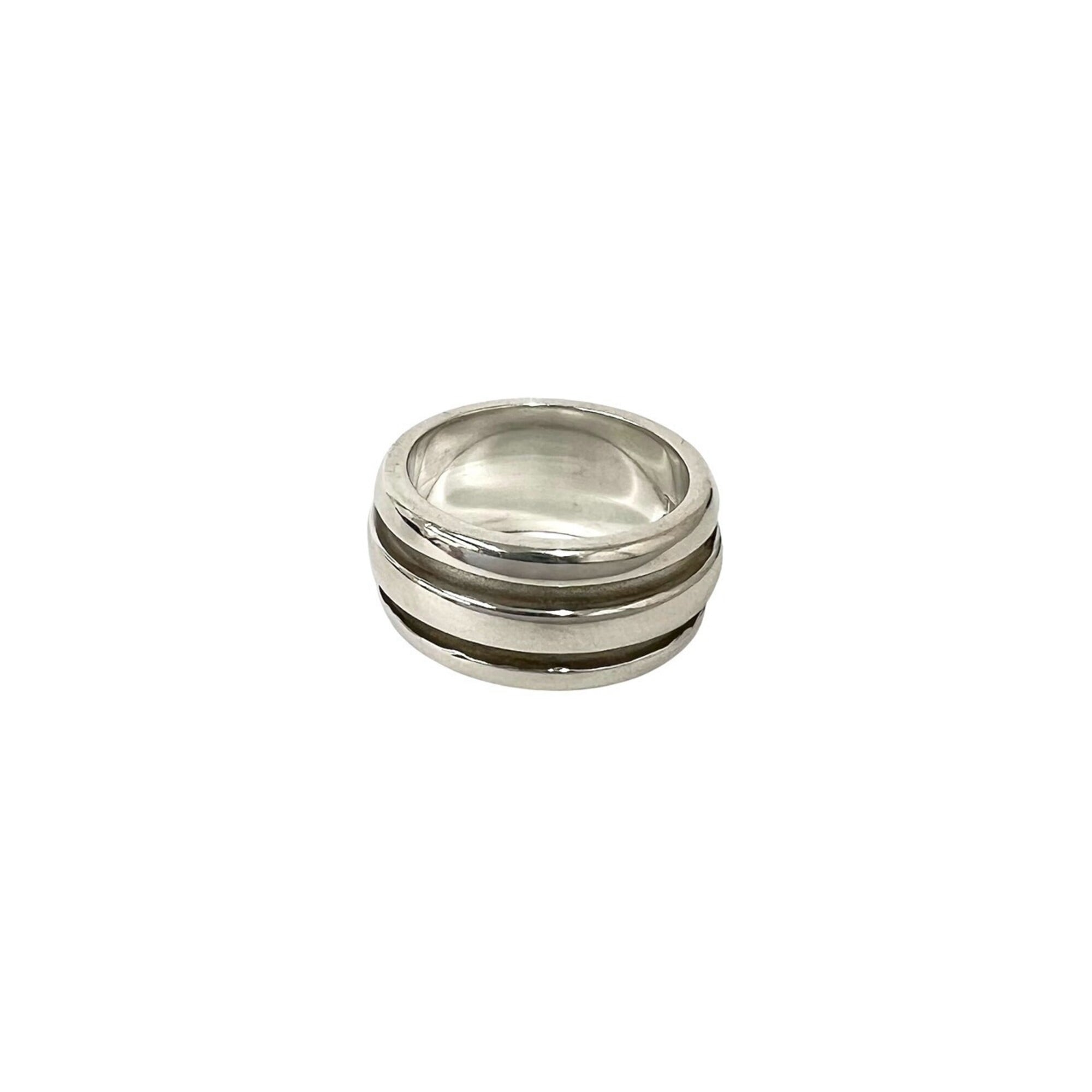 Tiffany Silver Silver 925 Band Ring (Pre-Owned)