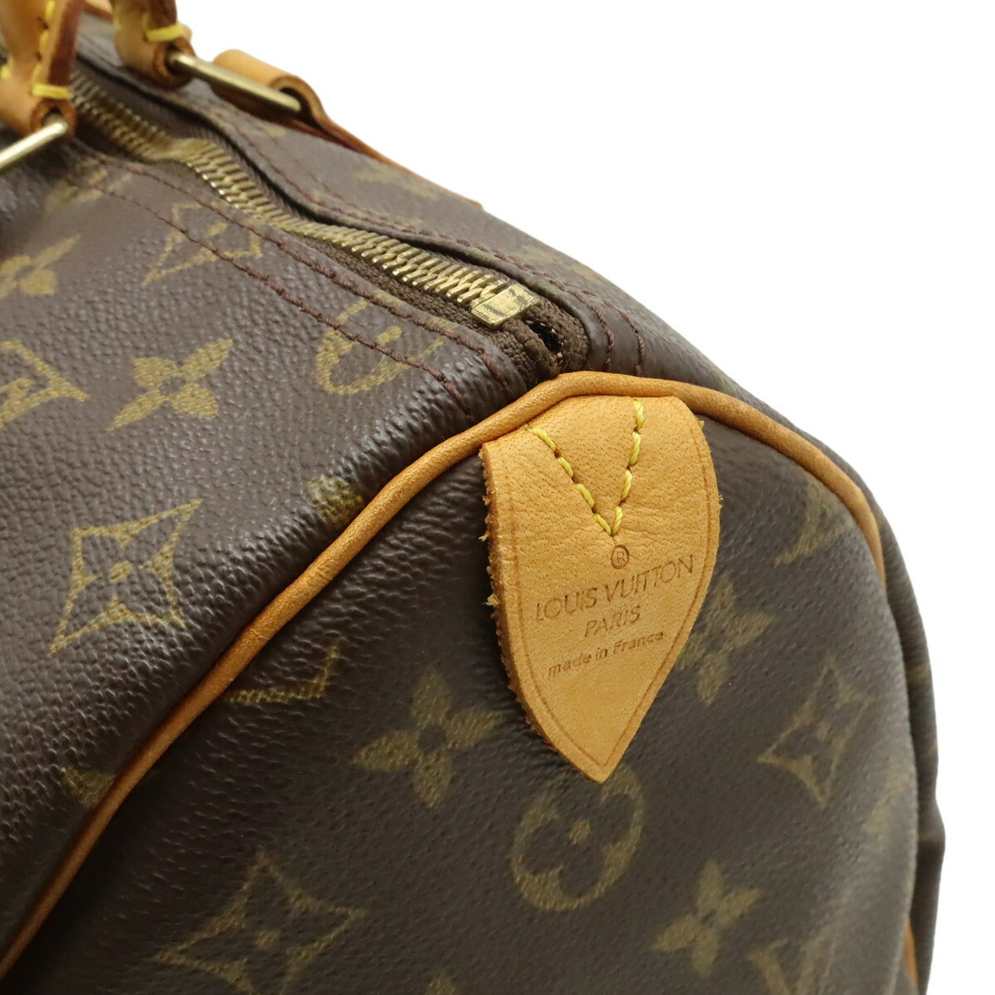 Louis Vuitton Brown Monogram Canvas Boston Bag Handbag (Pre-Owned)