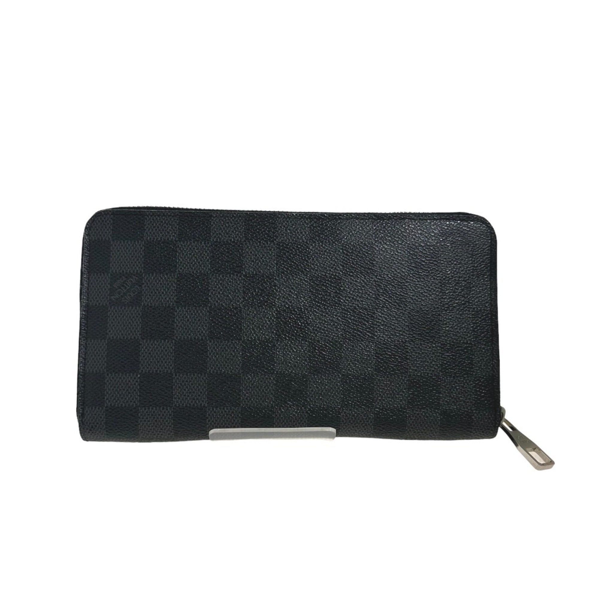 Louis Vuitton Black Damier Graphite Long Wallet (Bi-Fold) (Pre-Owned)