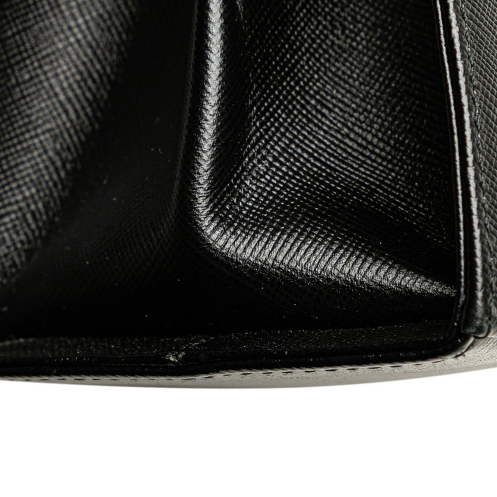 Salvatore Ferragamo Gancini Black Leather Handbag Shoulder Bag (Pre-Owned)