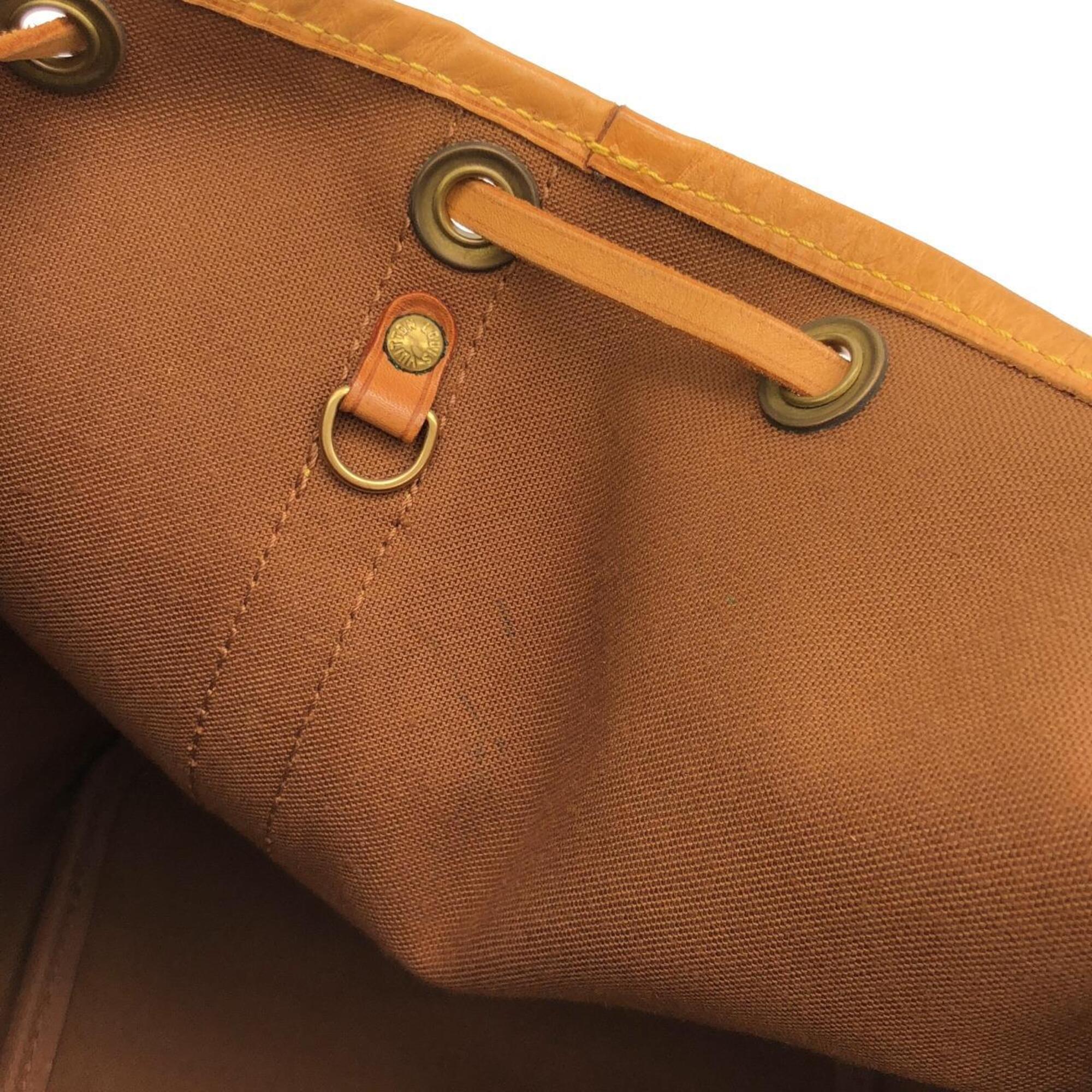 Louis Vuitton Marron Coated Canvas Shoulder Bag (Pre-Owned)