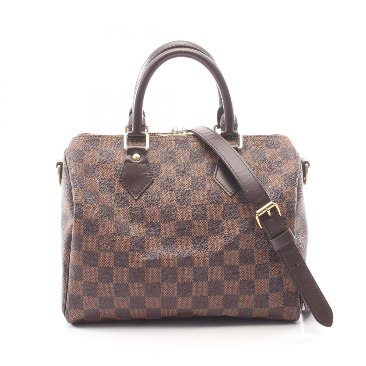 Louis Vuitton Brown Damier Canvas Coated Canvas Damier Canvas Leather Handbag (Pre-Owned)