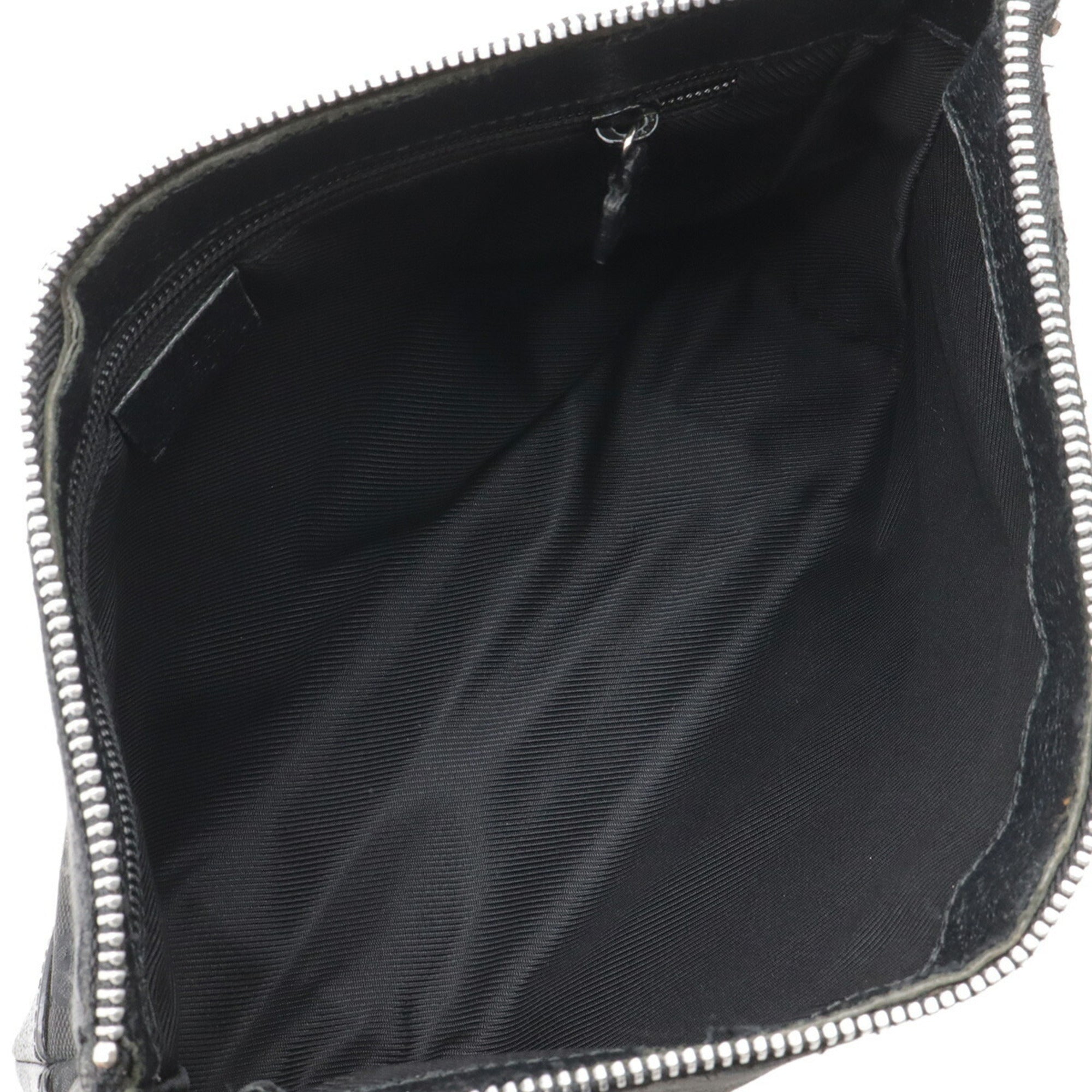 Gucci Gg Canvas Black Gg Canvas Handbag Shoulder Bag (Pre-Owned)