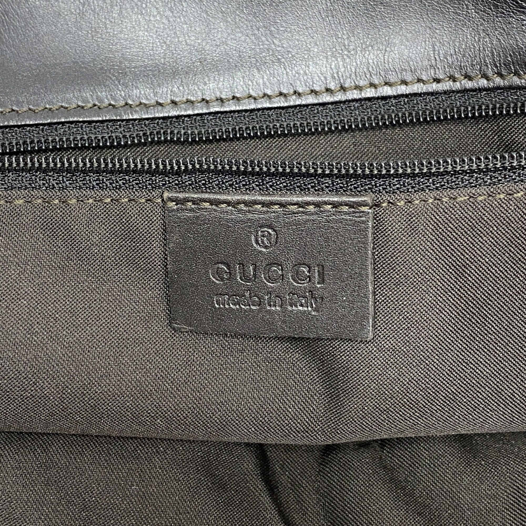 Gucci Brown Canvas Tote Bag (Pre-Owned)