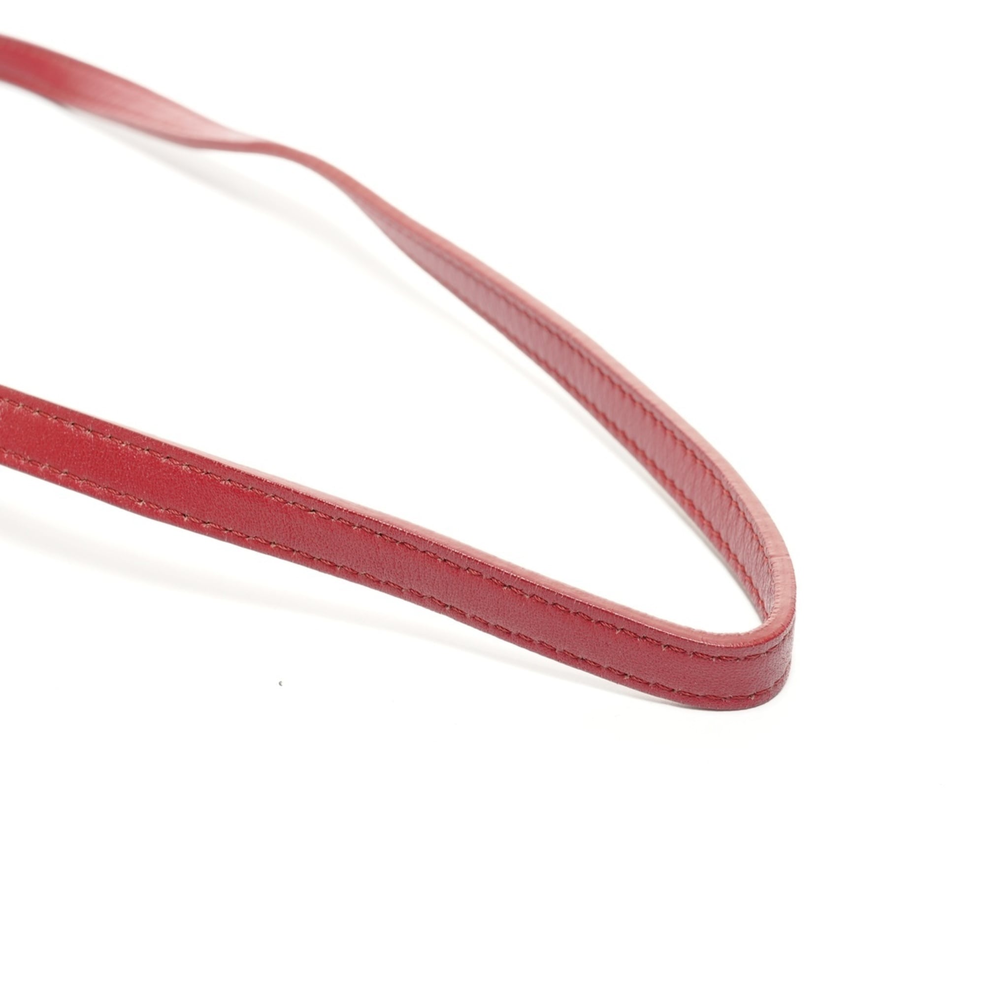 Chloé Drew Red Color Leather Shoulder Bag (Pre-Owned)