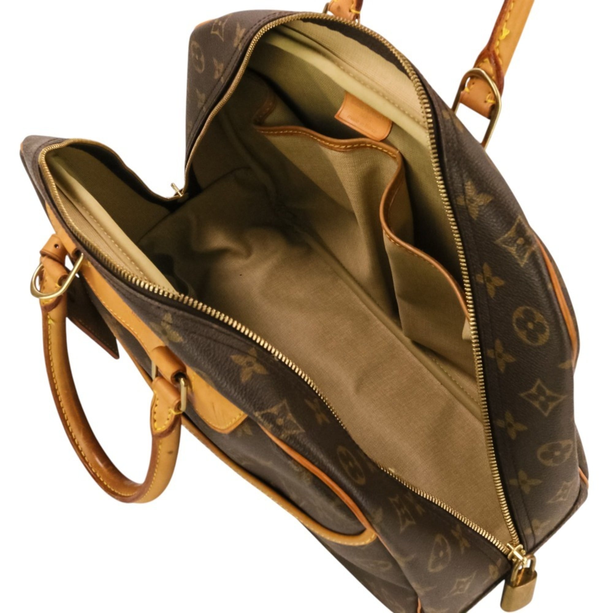 Louis Vuitton Brown Handbag Tote Bag (Pre-Owned)