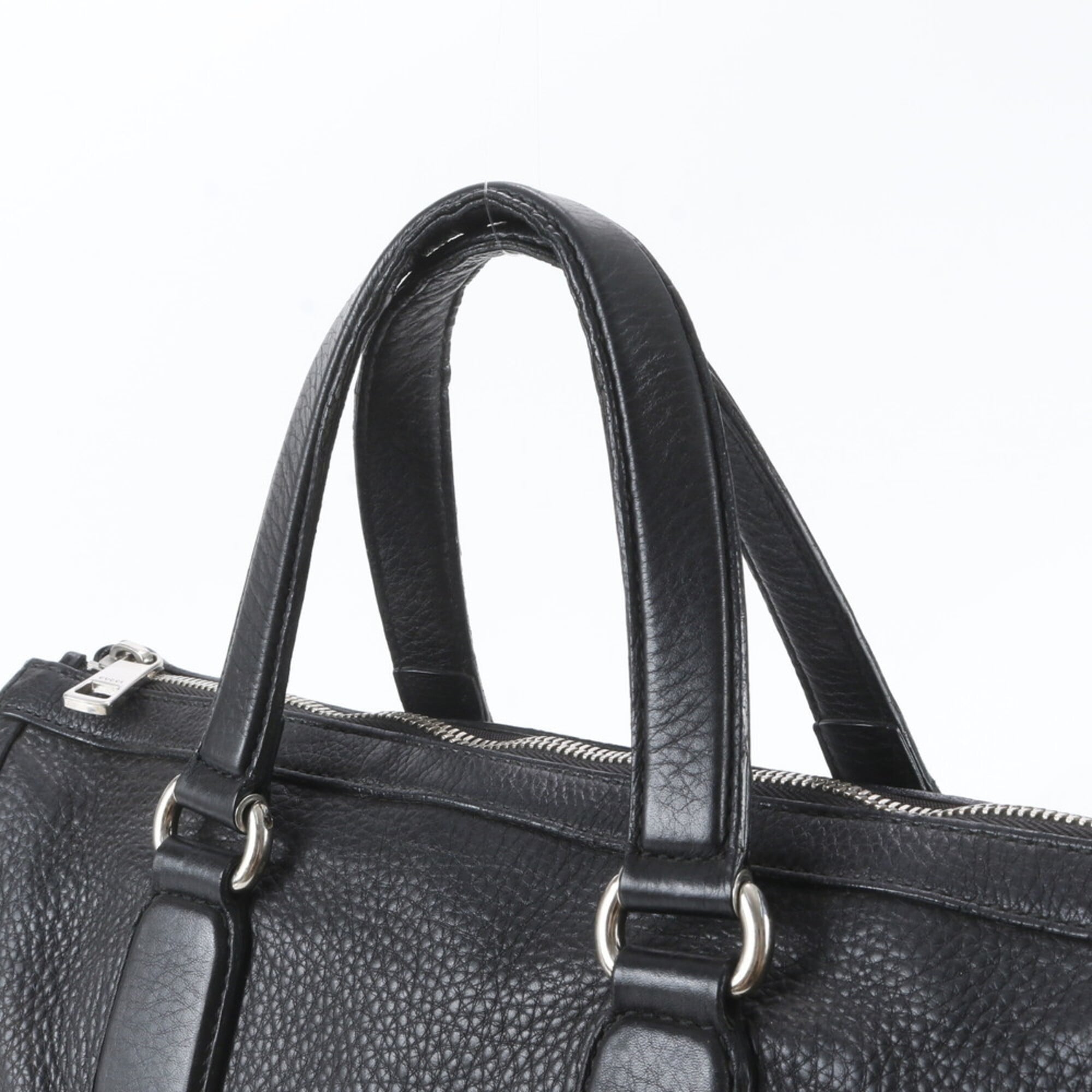 Gucci Black Leather Tote Bag (Pre-Owned)