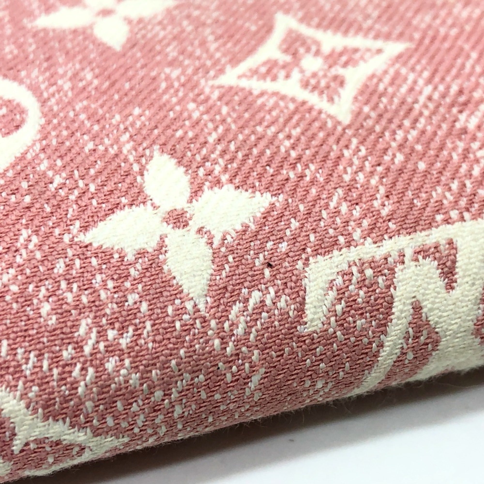 Louis Vuitton Monogram Denim Pink Monogram Denim Long Wallet (Bi-Fold) (Pre-Owned)