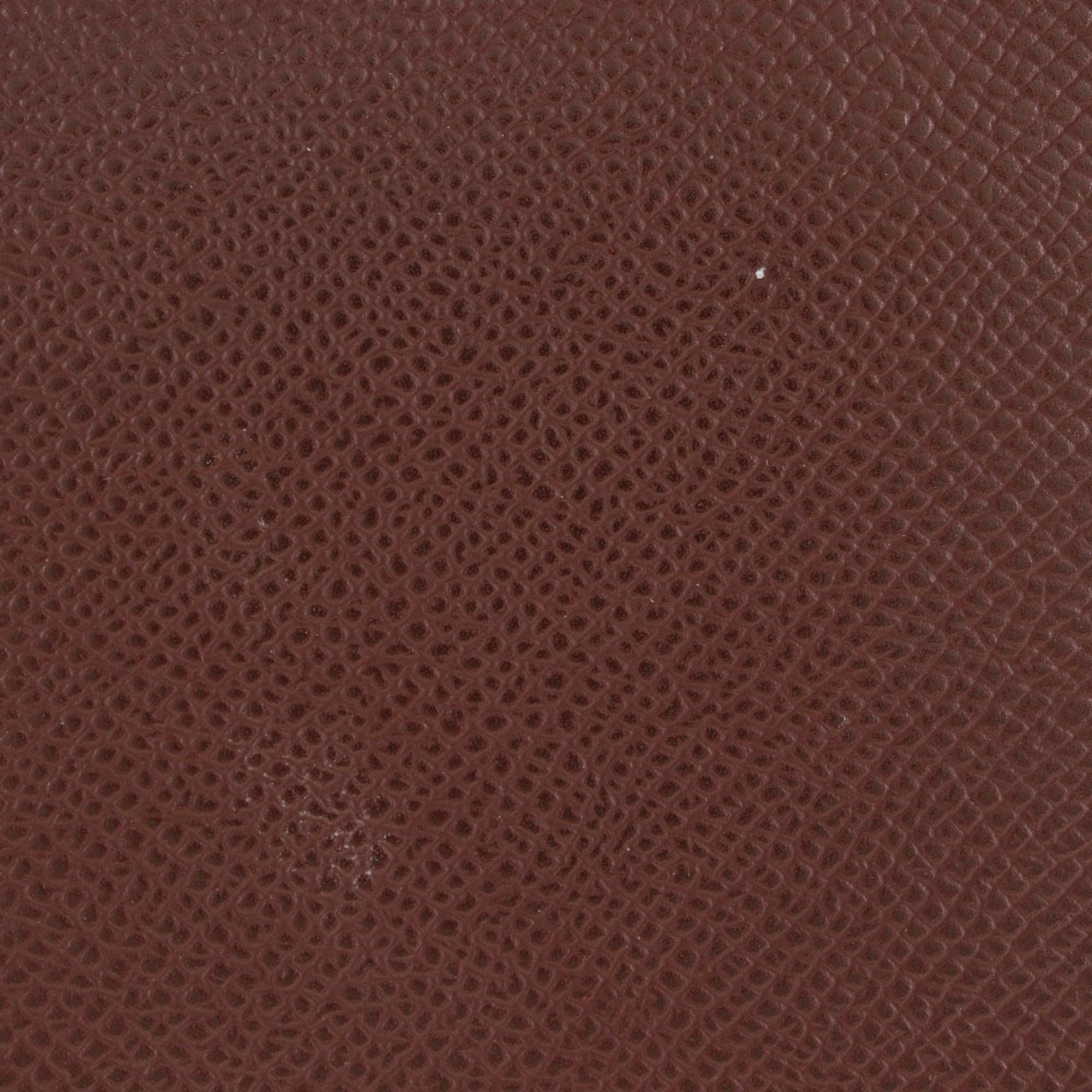 Hermes Bordeaux Red Color Rouge H Epsom Leather Coin Purse/Coin Case (Pre-Owned)