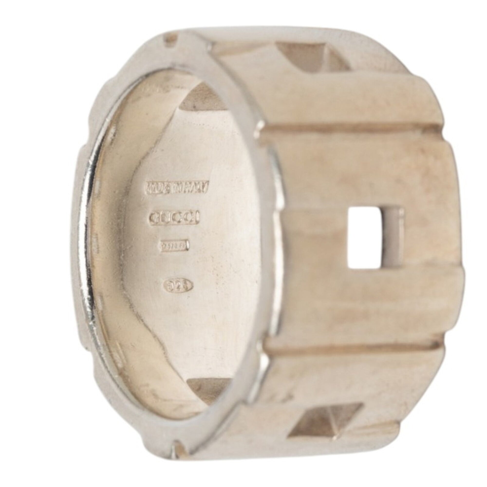 Gucci Silver 925 Band Ring (Pre-Owned)