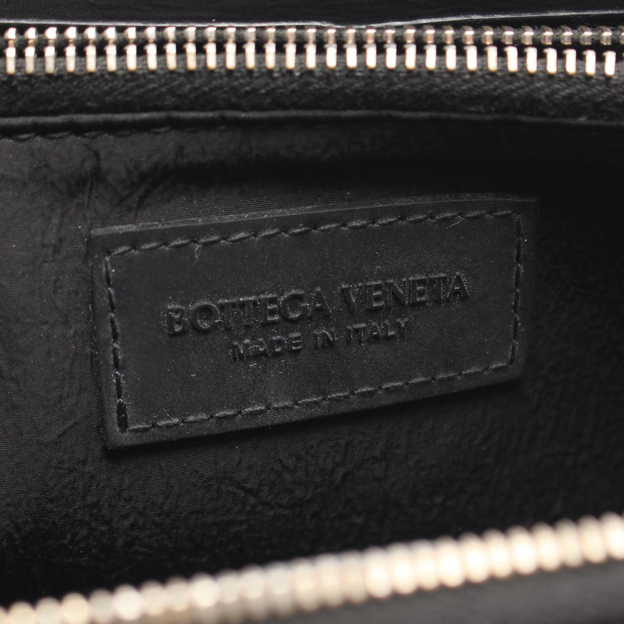 Bottega Veneta Black Intrecciato Long Wallet (Bi-Fold) (Pre-Owned)