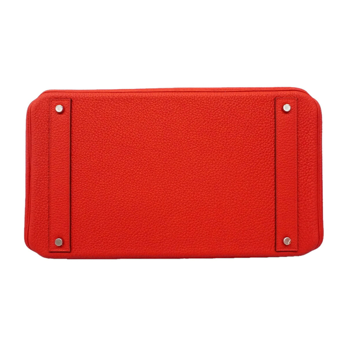 Hermes Red Color Togo Leather Handbag (Pre-Owned)