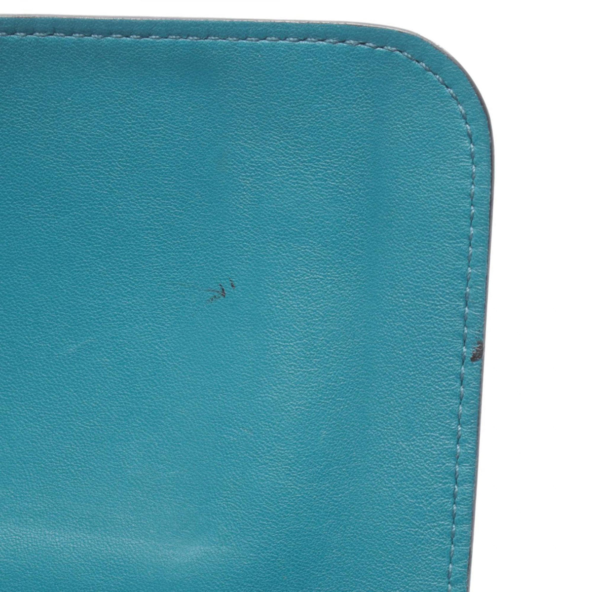 Hermes Green Taurillon Clemence Leather Long Wallet (Bi-Fold) (Pre-Owned)