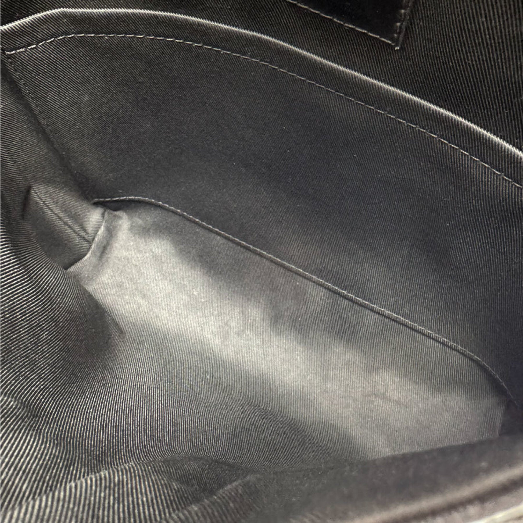 Louis Vuitton Black Damier Graphite Damier Graphite Shoulder Bag (Pre-Owned)