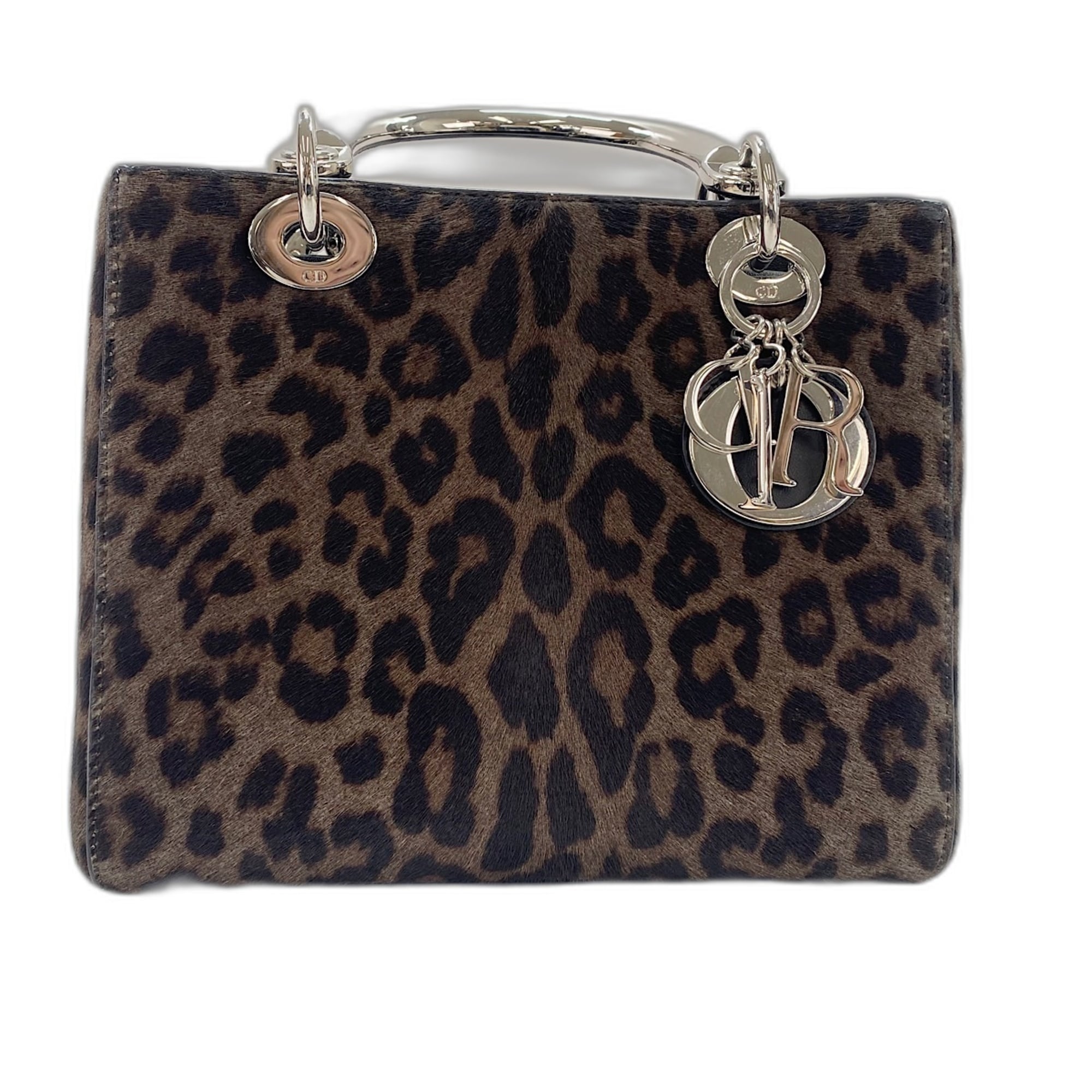Christian Dior Lady Dior Brown Handbag Shoulder Bag (Pre-Owned)