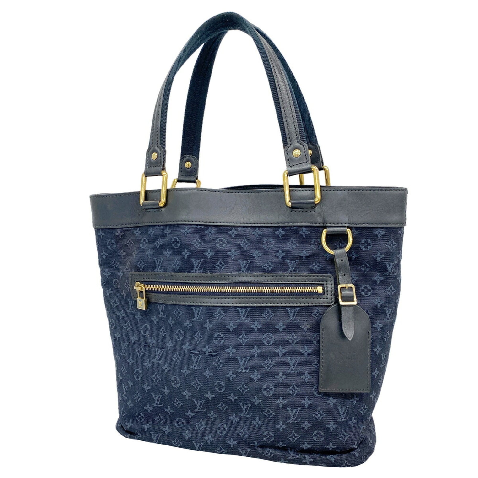 Louis Vuitton Tst Blue Tote Bag (Pre-Owned)