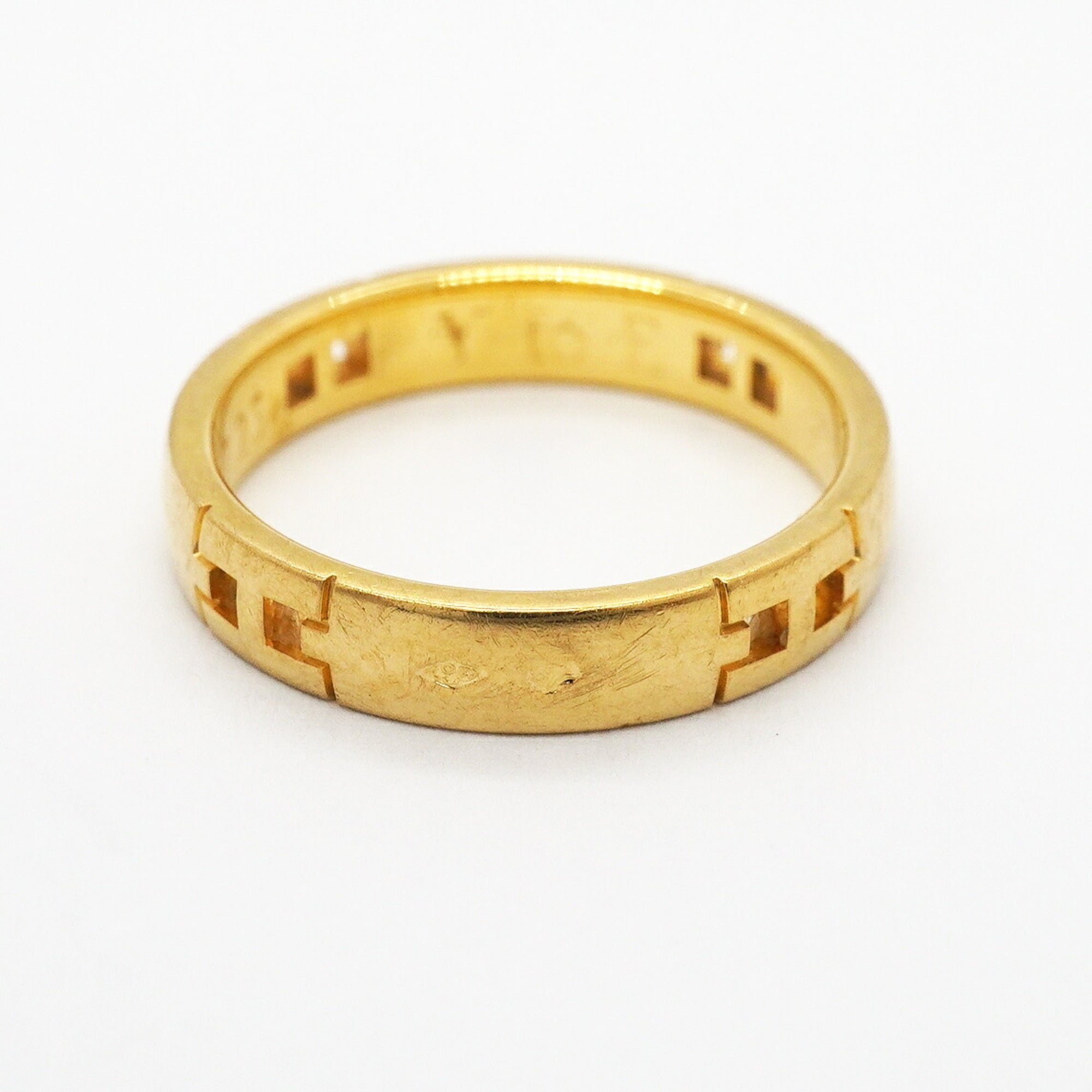 Hermes Yellow Gold (18K) Band Ring (Pre-Owned)