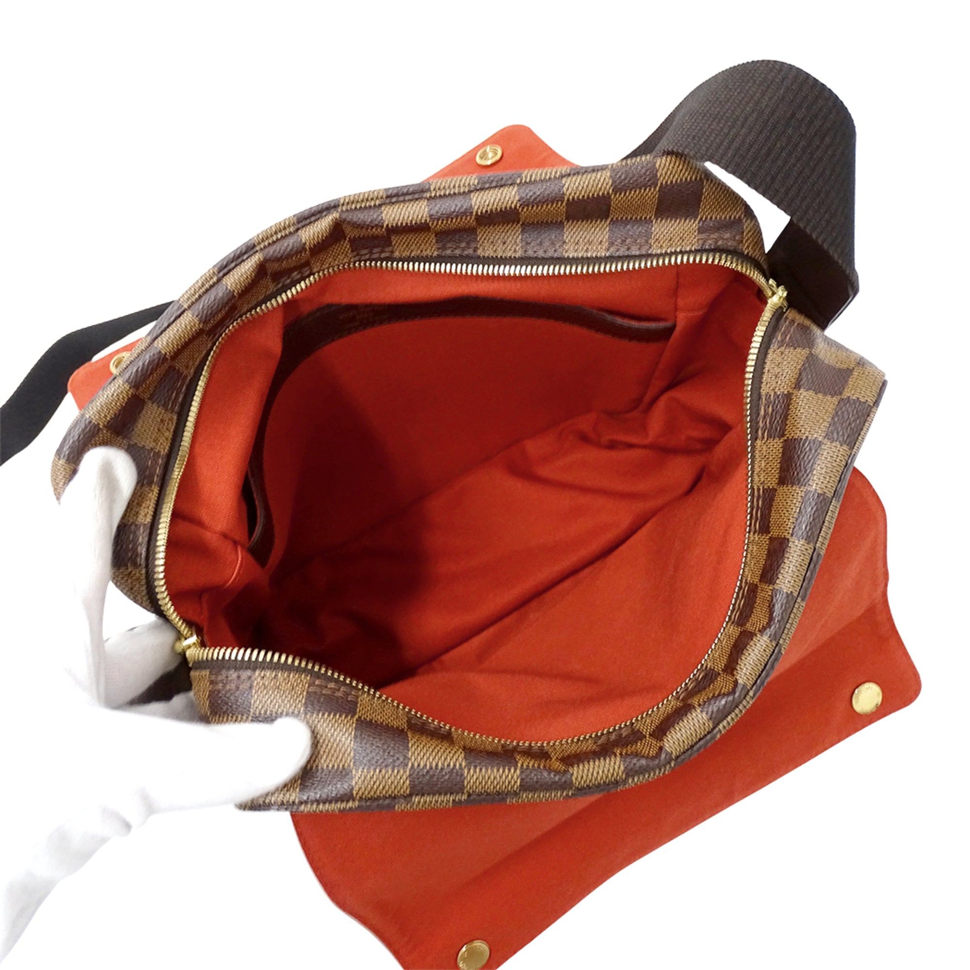 Louis Vuitton Brown Damier Canvas Damier Canvas Handbag Shoulder Bag (Pre-Owned)