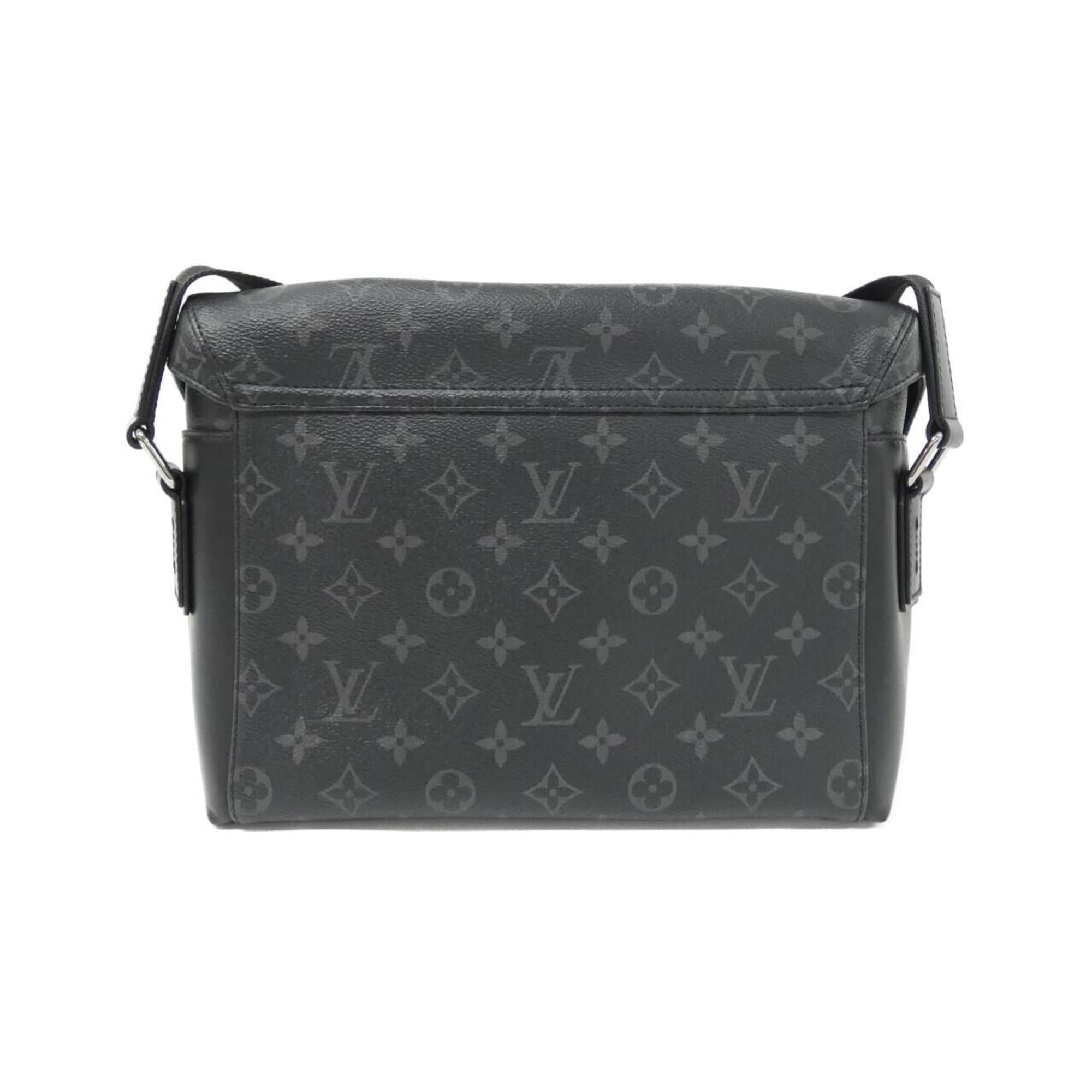 Louis Vuitton Black Coated Canvas Shoulder Bag (Pre-Owned)