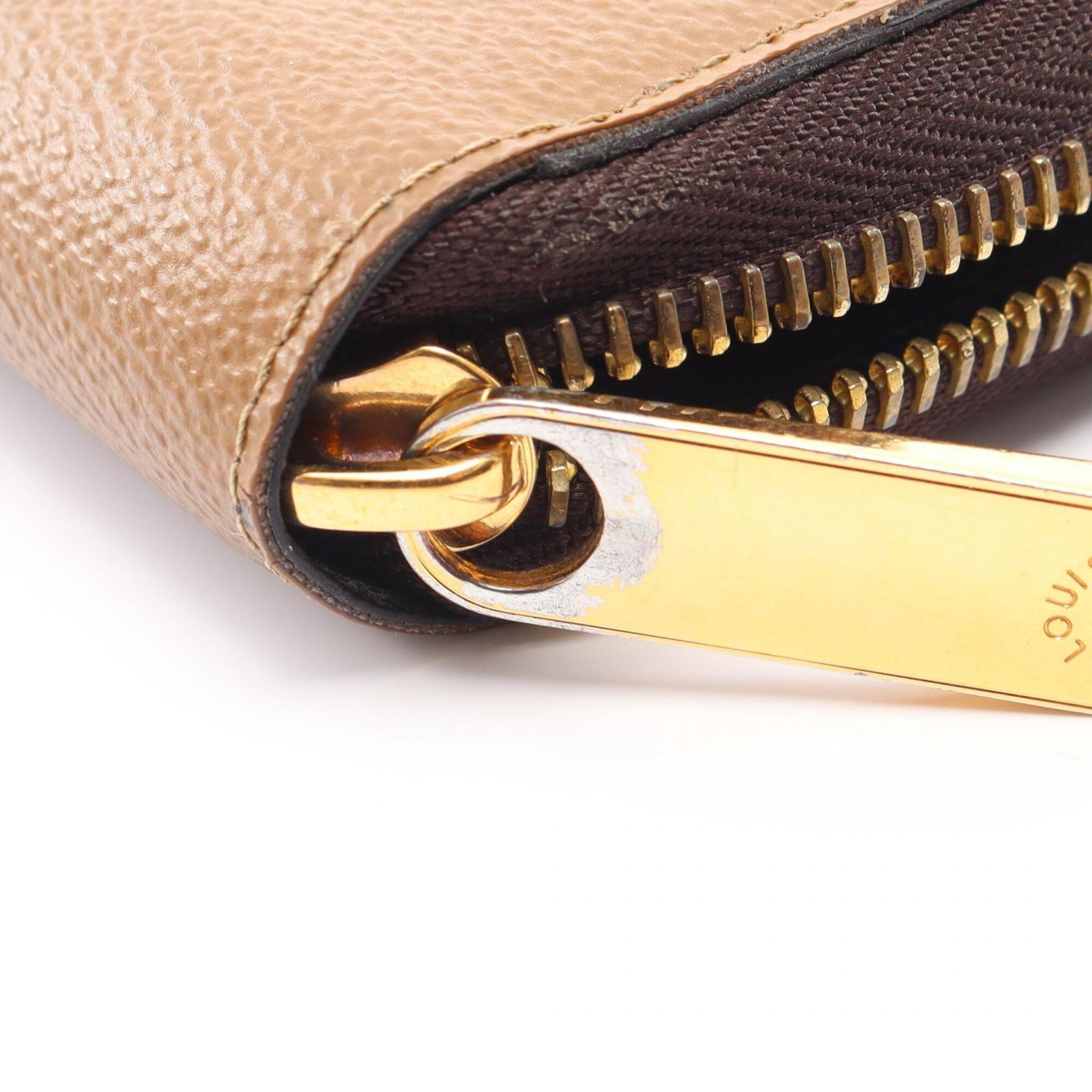 Louis Vuitton Brown Monogram Leather Pvc Long Wallet (Bi-Fold) (Pre-Owned)