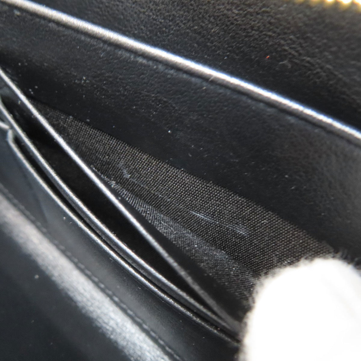 Celine Black Leather Long Wallet (Bi-Fold) (Pre-Owned)