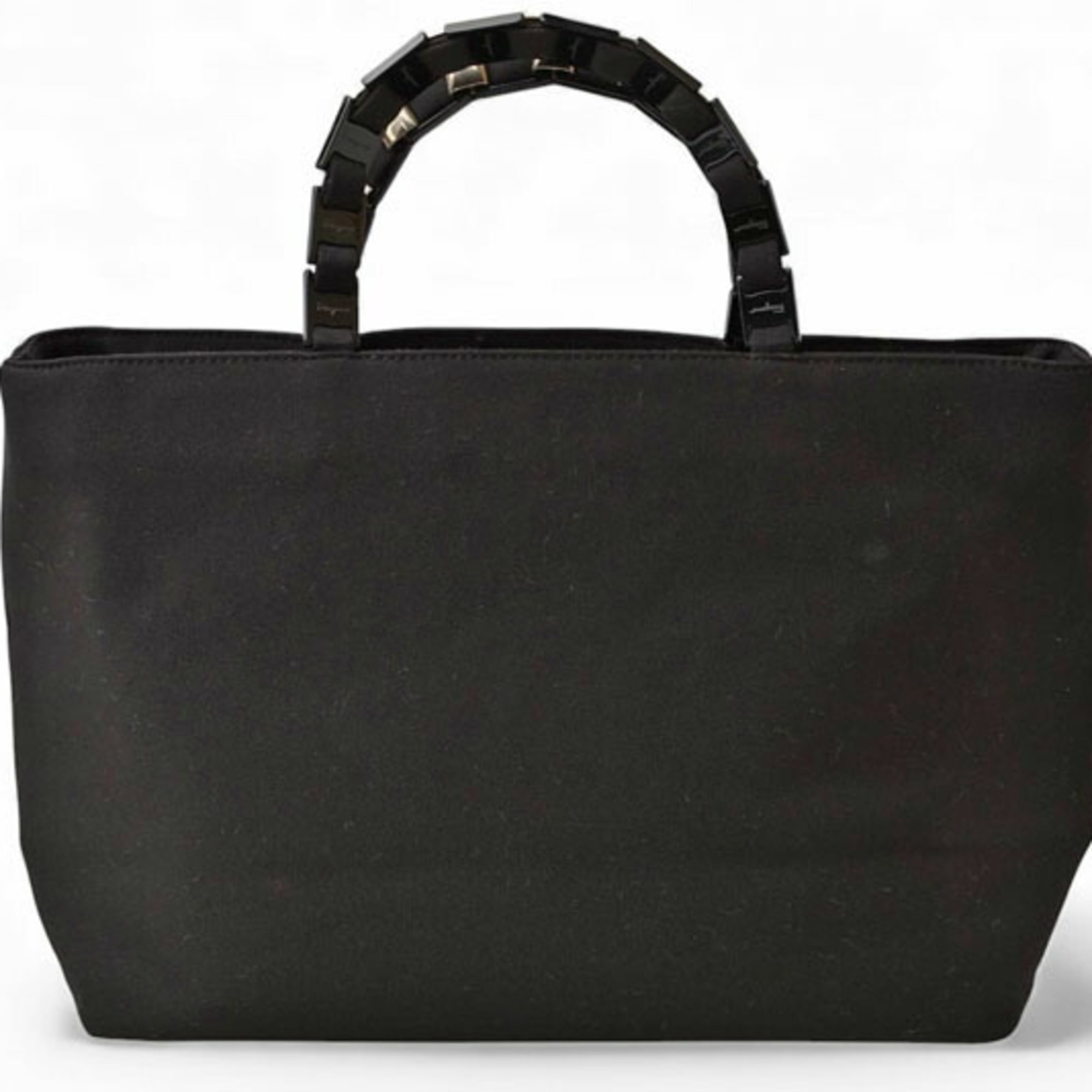 Salvatore Ferragamo Black Nylon Shoulder Bag Tote Bag (Pre-Owned)