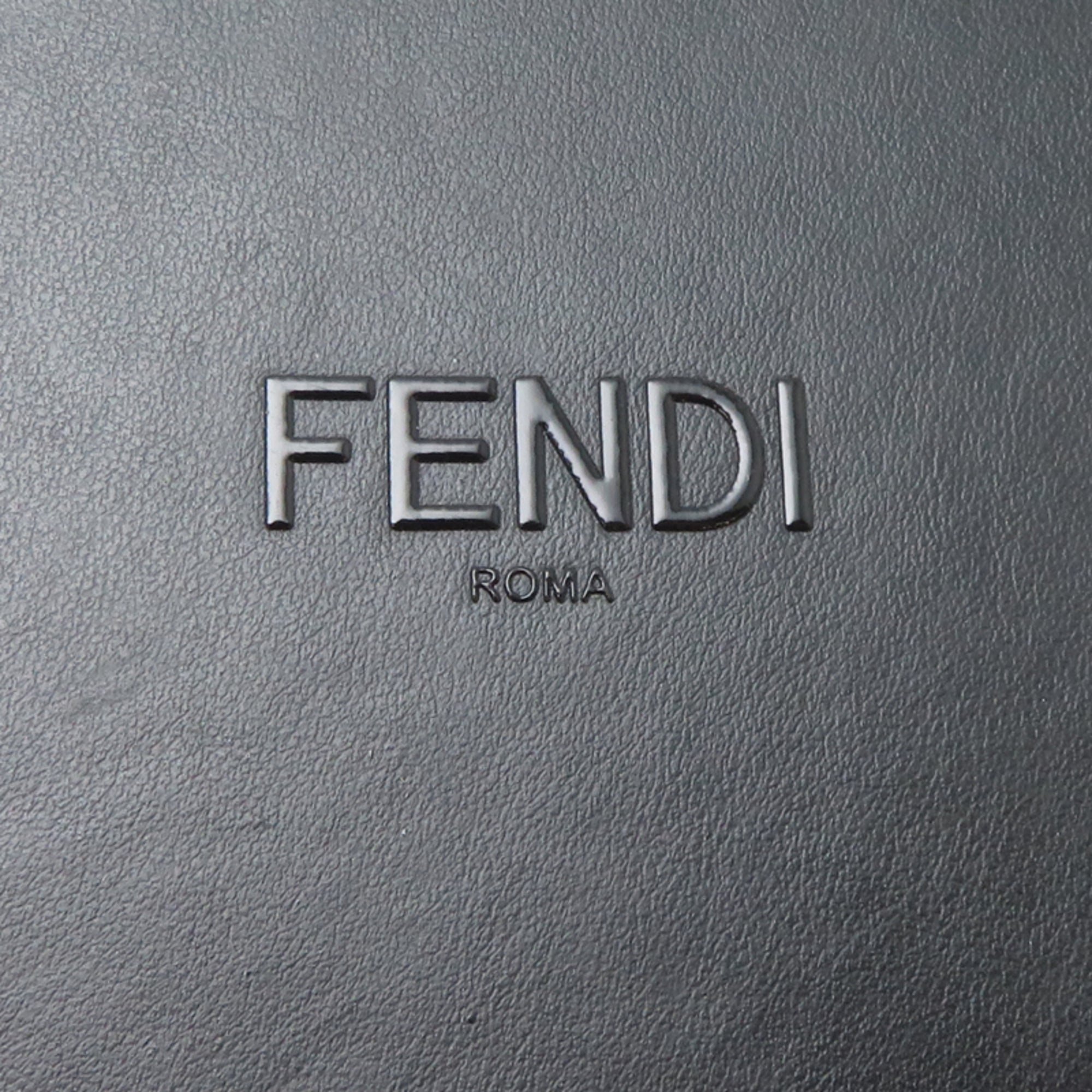 Fendi Black Leather Shoulder Bag (Pre-Owned)