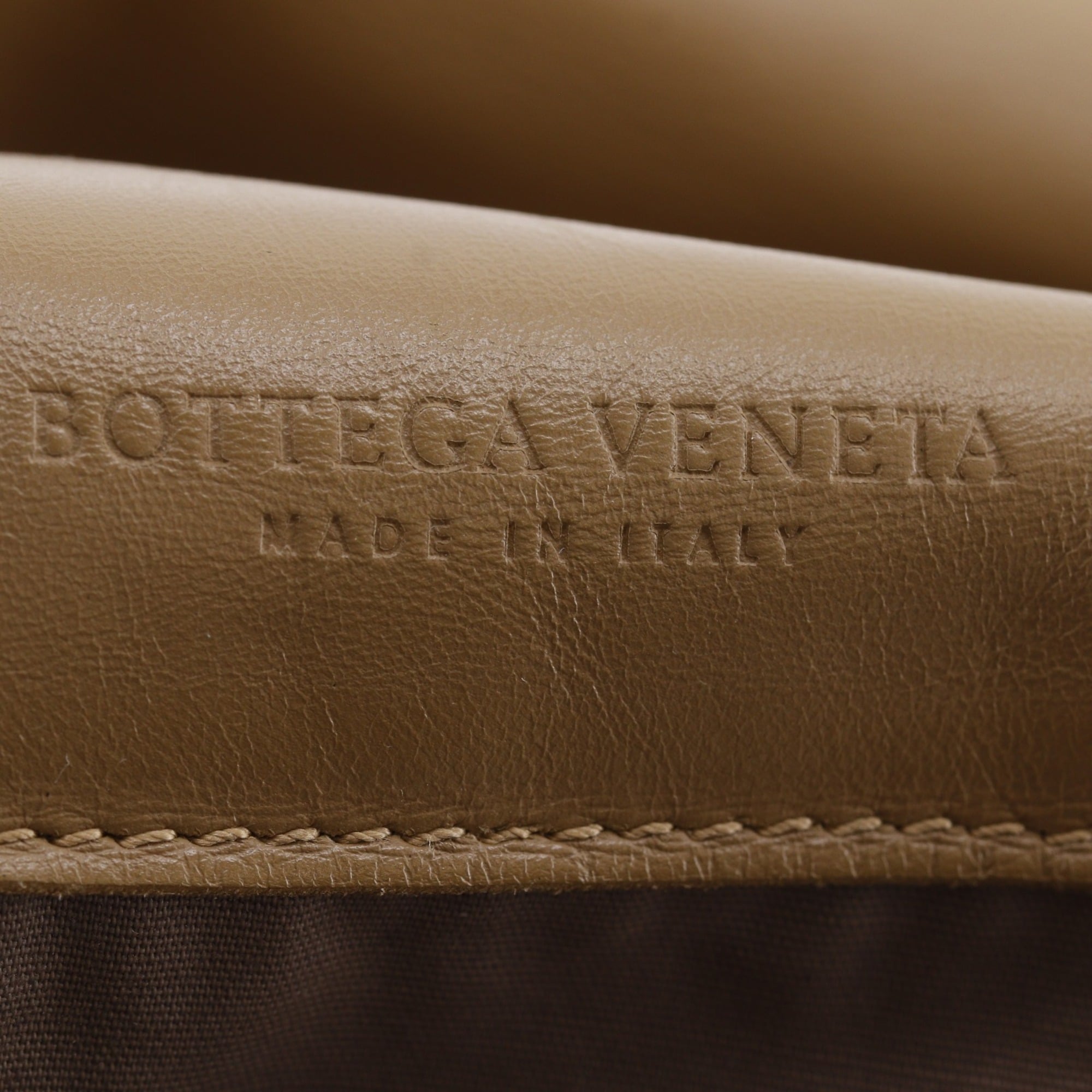 Bottega Veneta Intrecciato Beige Leather Backpack (Pre-Owned)