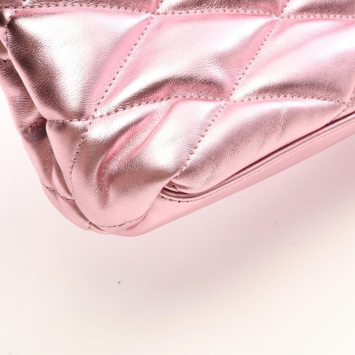 Yves Saint Laurent Pink Leather Clutch Bag (Pre-Owned)