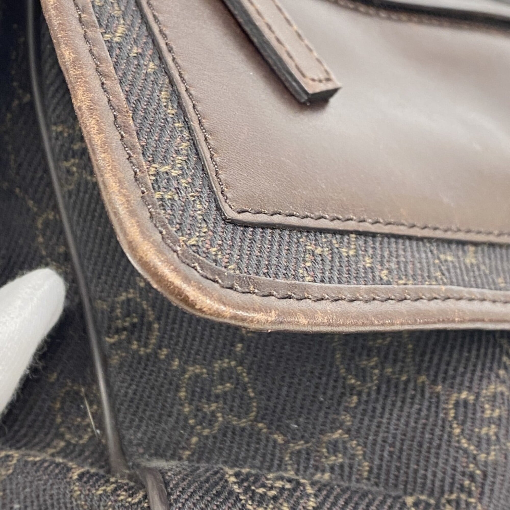Gucci Brown Denim Shoulder Bag (Pre-Owned)