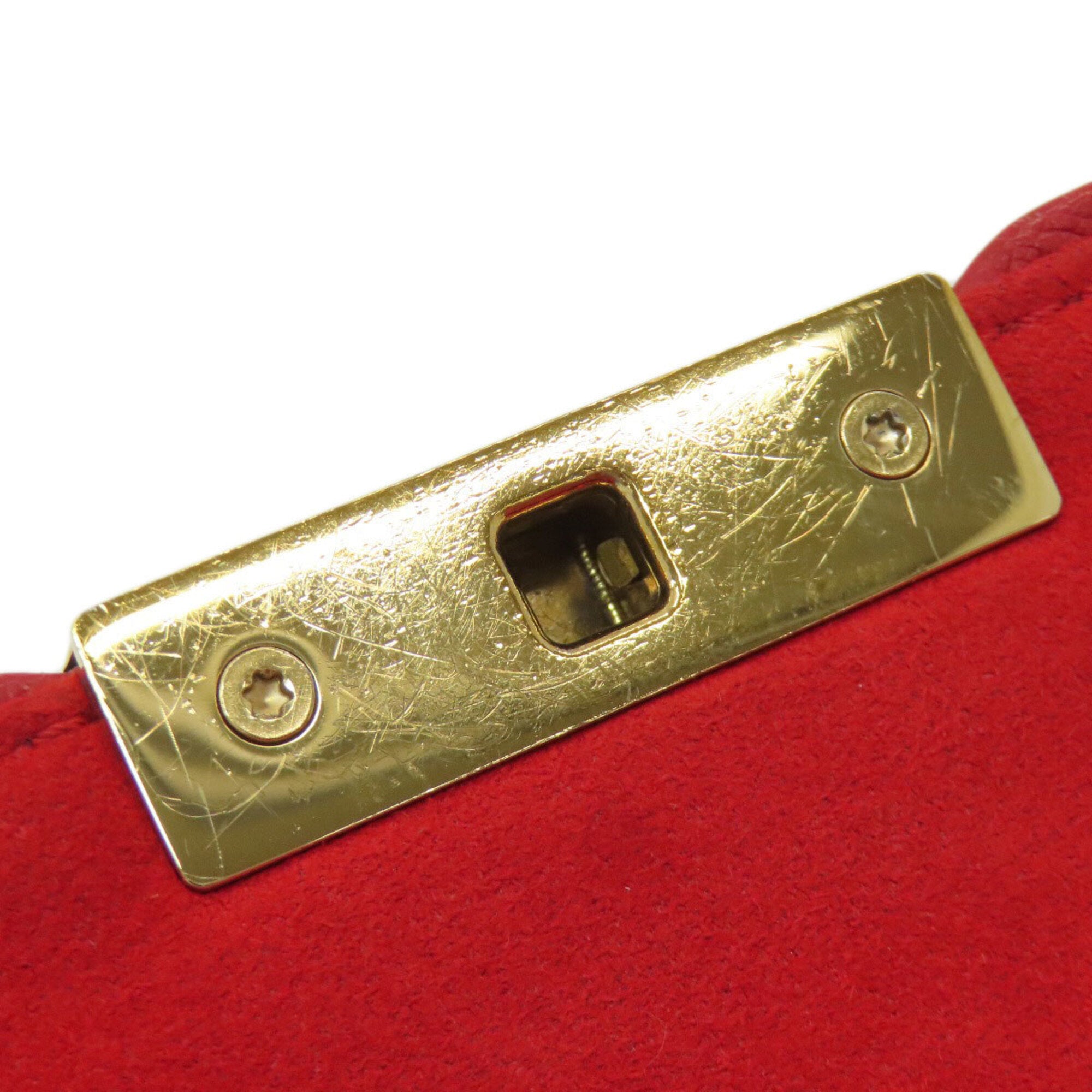 Louis Vuitton Red Color Monogram Empreinte Shoulder Bag (Pre-Owned)