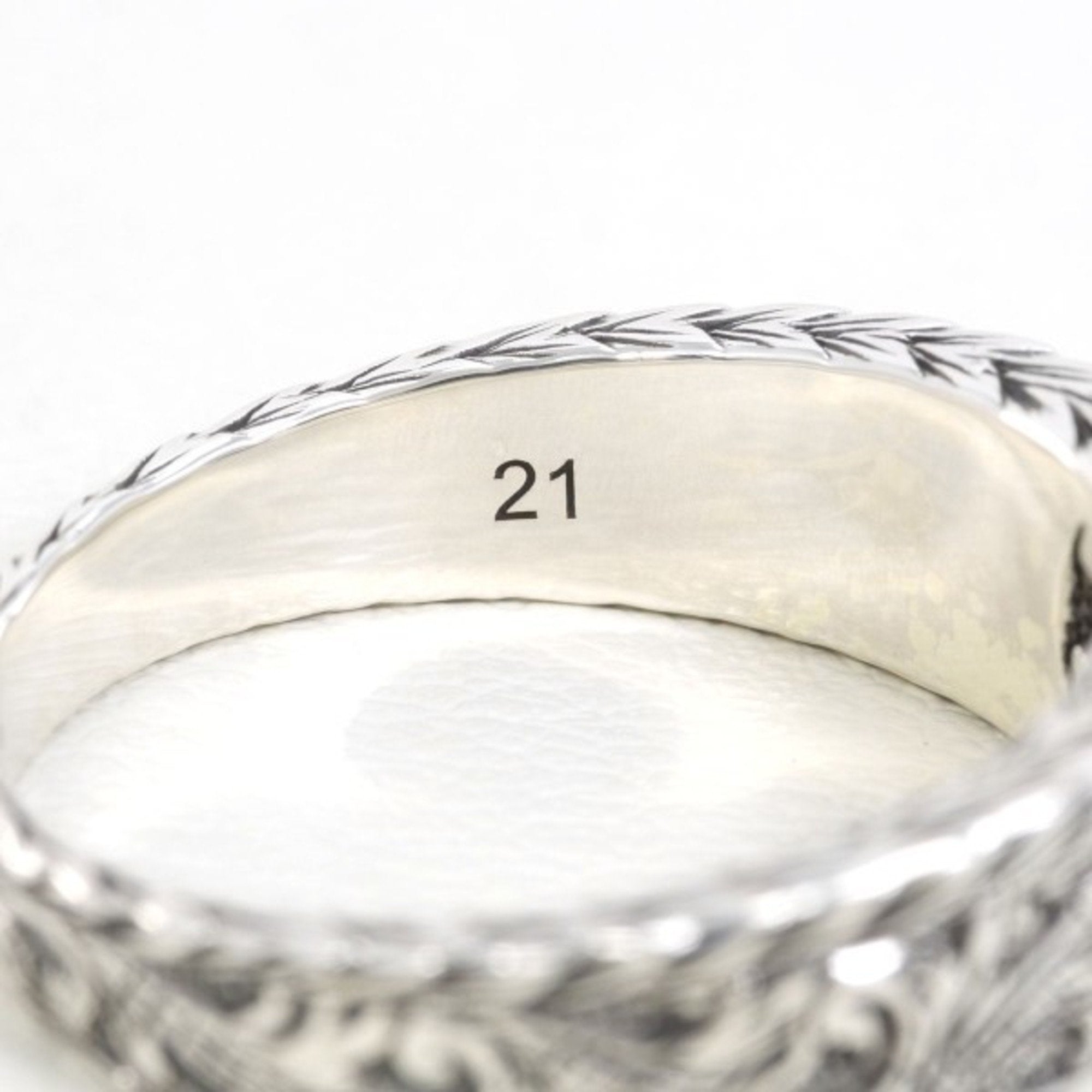 Gucci Silver Silver 925 Band Ring (Pre-Owned)