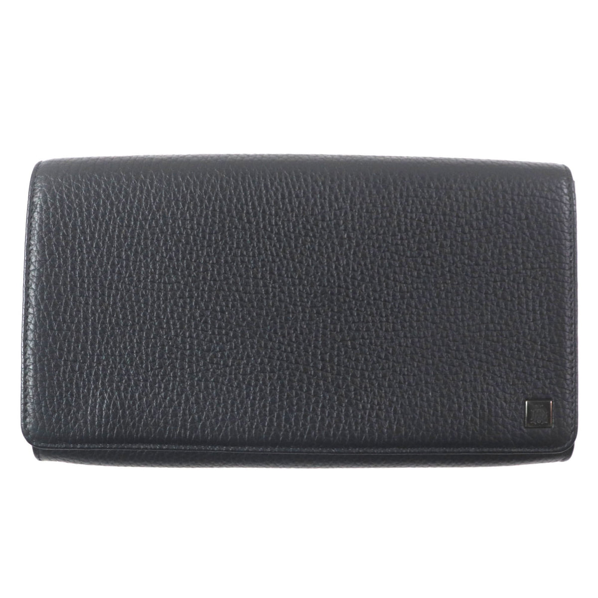 Dunhill Black Leather Long Wallet (Bi-Fold) (Pre-Owned)