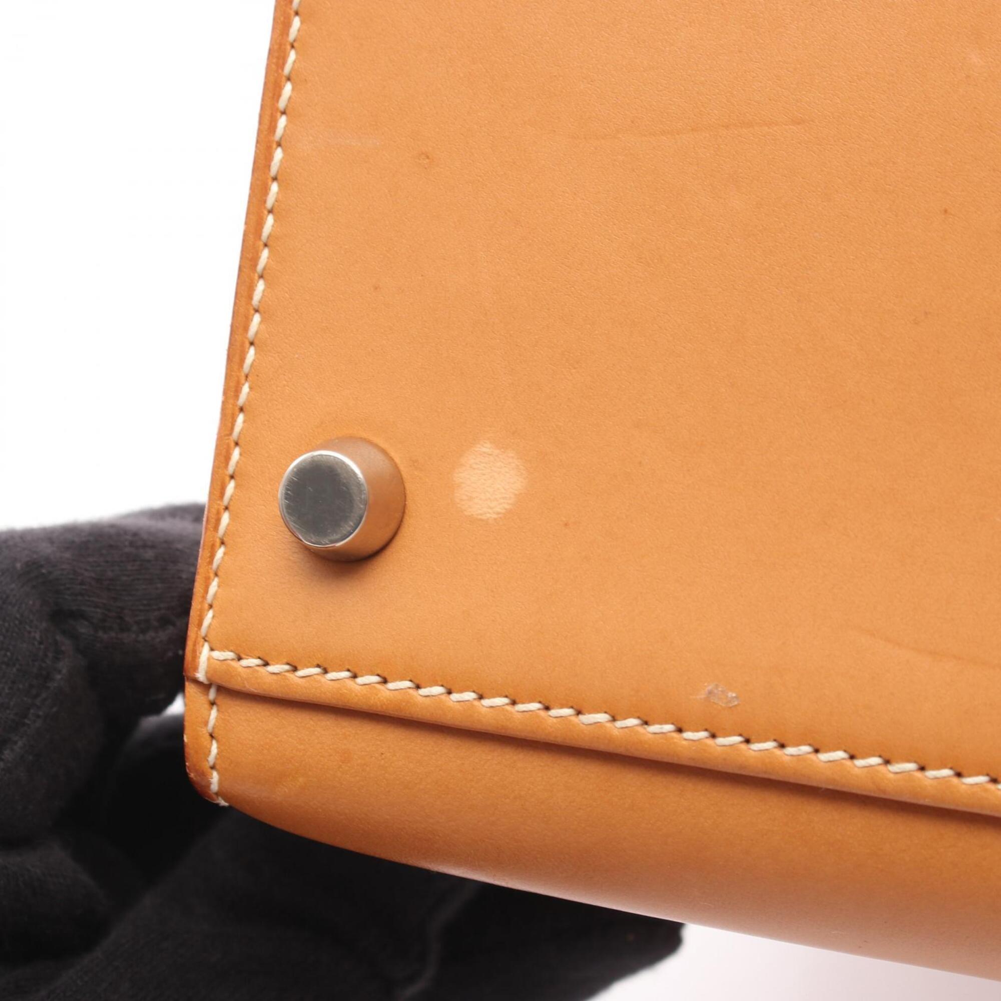 Hermes Brown Chamonix Leather Handbag (Pre-Owned)