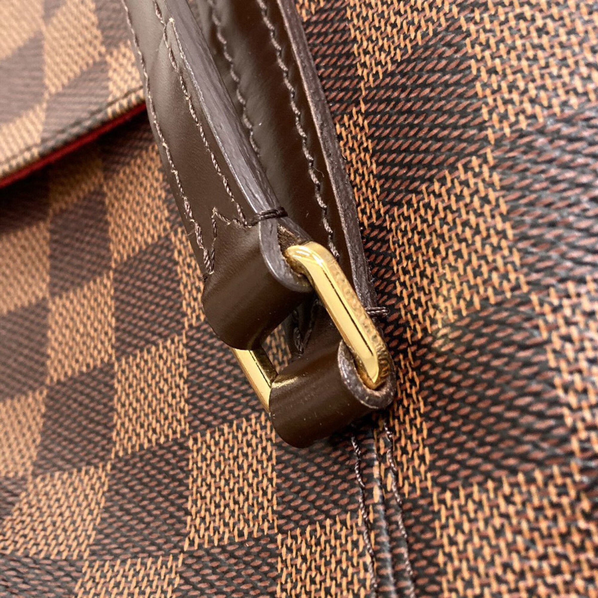 Louis Vuitton Damier Canvas Ebene Damier Canvas Tote Bag (Pre-Owned)