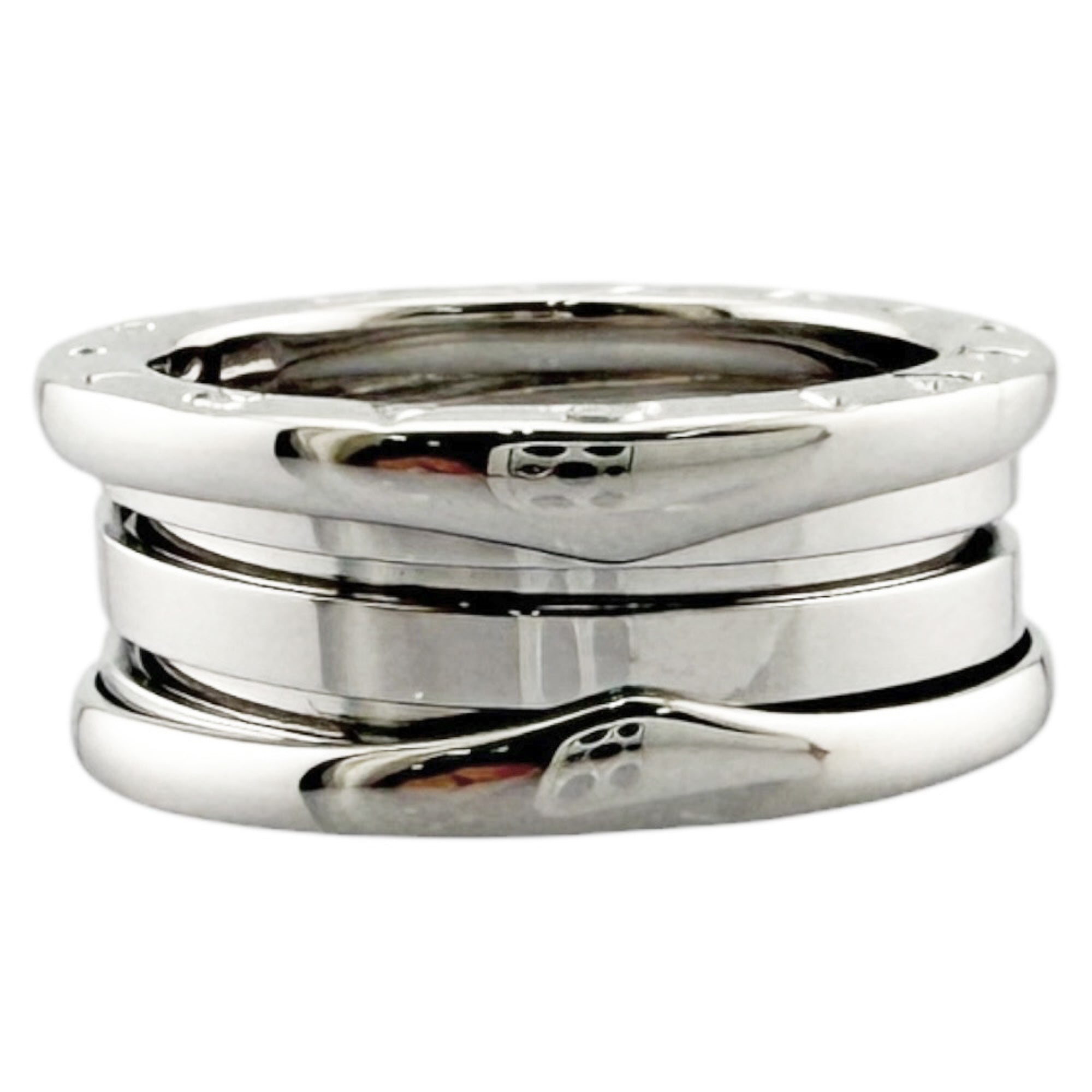 Bvlgari B.Zero1 Silver White Gold (18K) Band Ring (Pre-Owned)