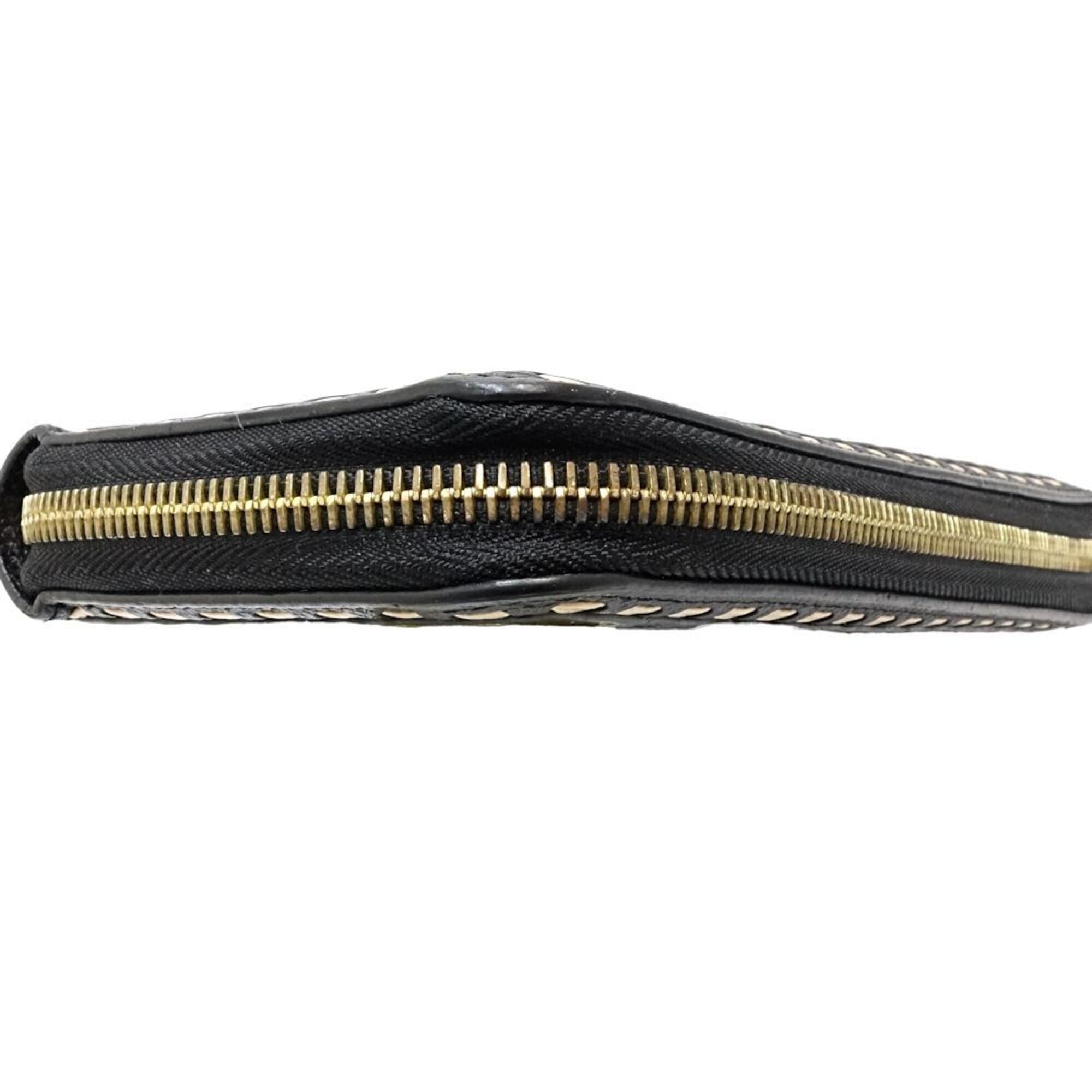 Louis Vuitton Monogram Empreinte Beige Noir Leather Long Wallet (Bi-Fold) (Pre-Owned)