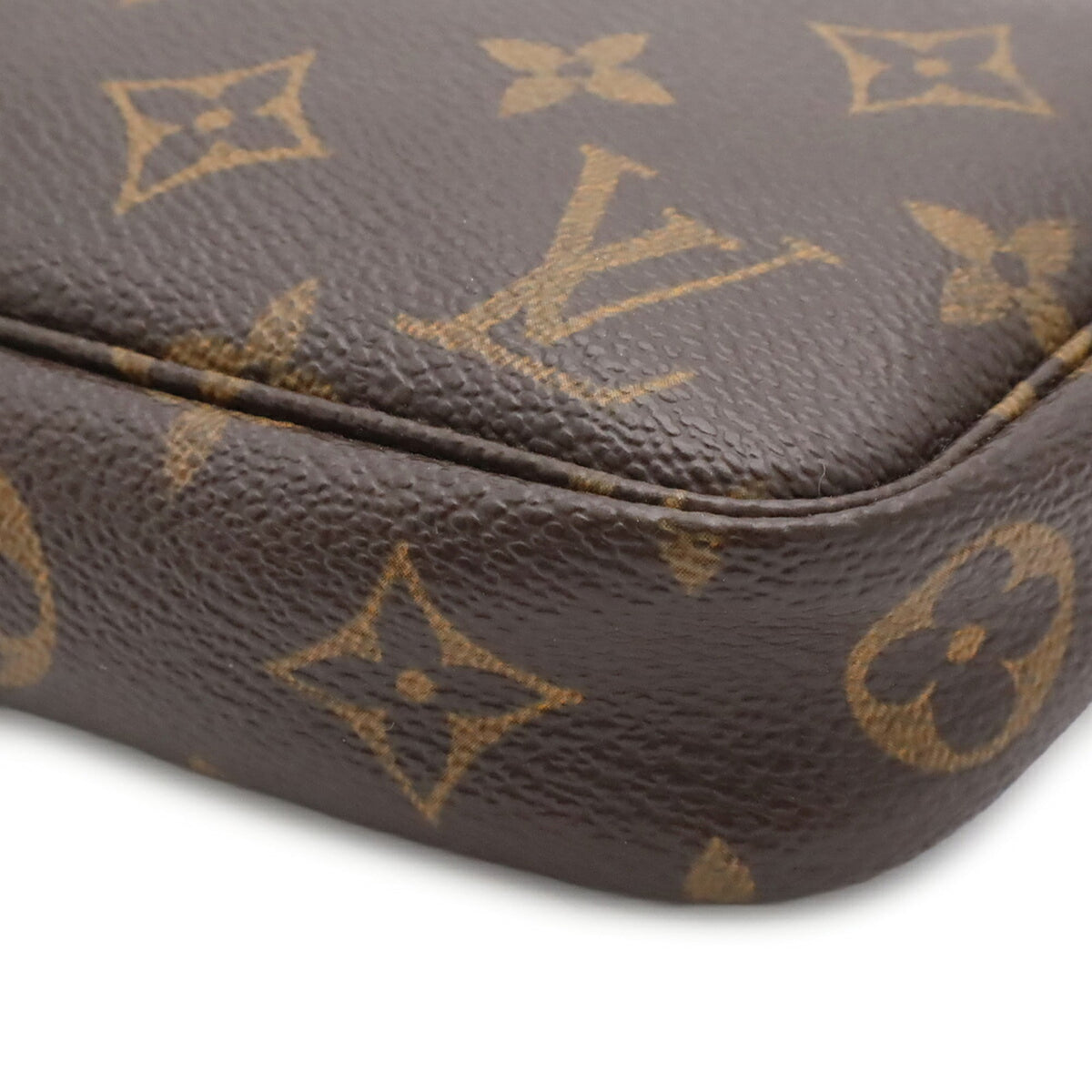 Louis Vuitton Brown Monogram Canvas Handbag Pochette Pouch (Pre-Owned)