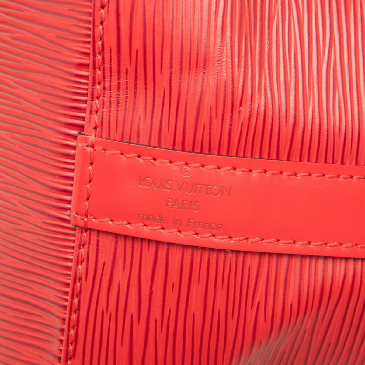 Louis Vuitton Castilian Red Epi Leather Shoulder Bag (Pre-Owned)