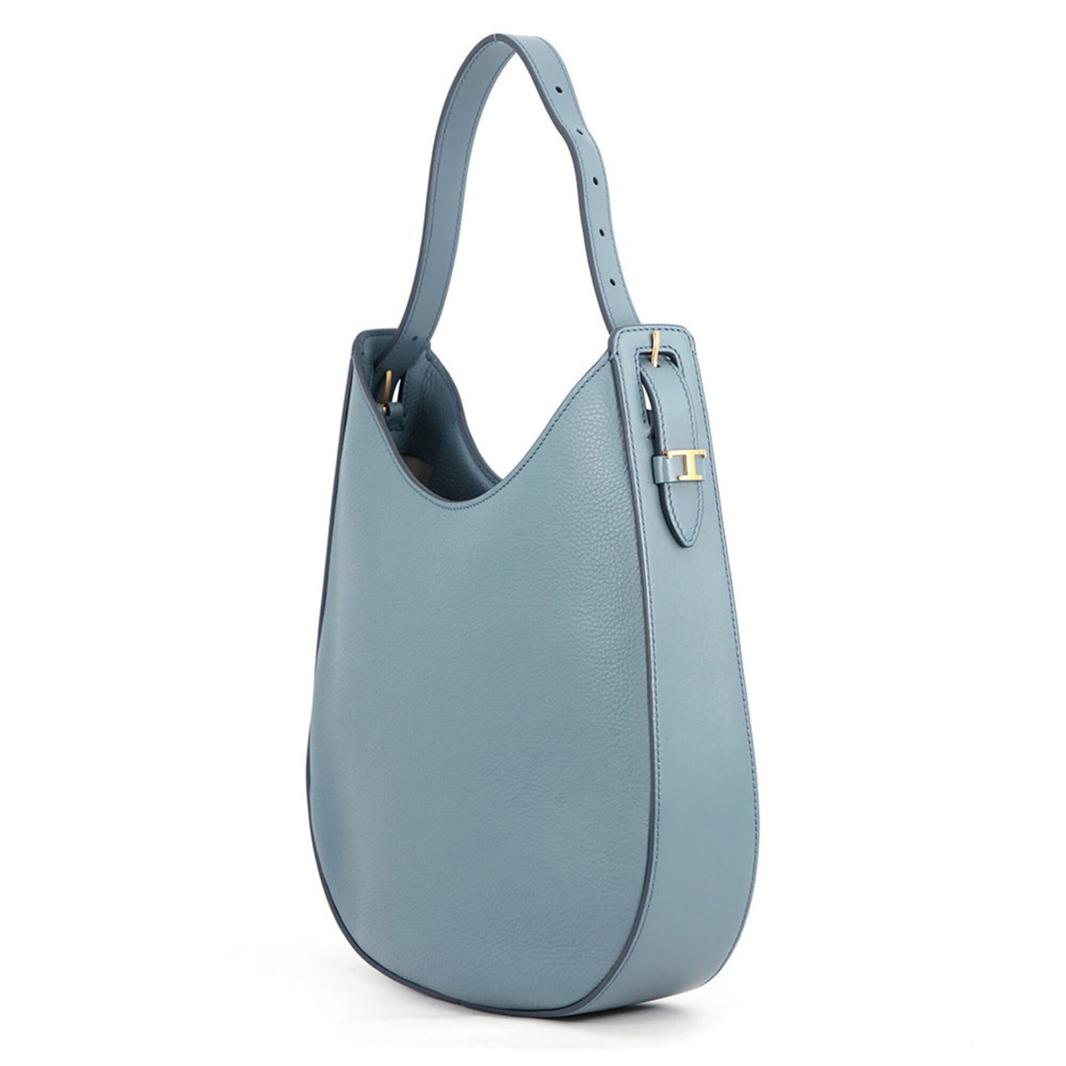 Tod's Light Blue Leather Handbag Shoulder Bag (Pre-Owned)