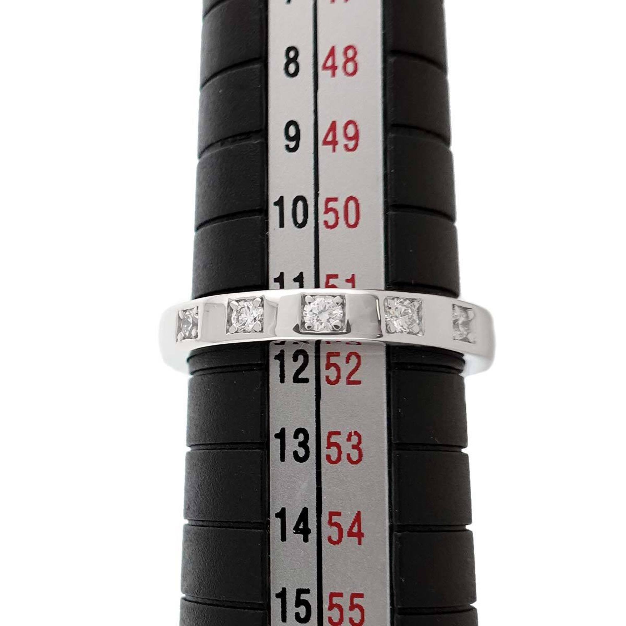 Bvlgari Silver Platinum 950 Band Ring (Pre-Owned)
