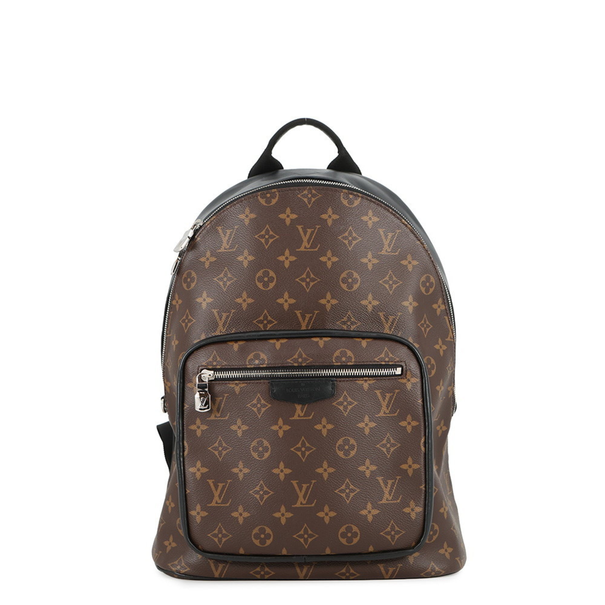 Louis Vuitton Monogram Macassar Black Brown Monogram Macassar Noir Backpack (Pre-Owned)