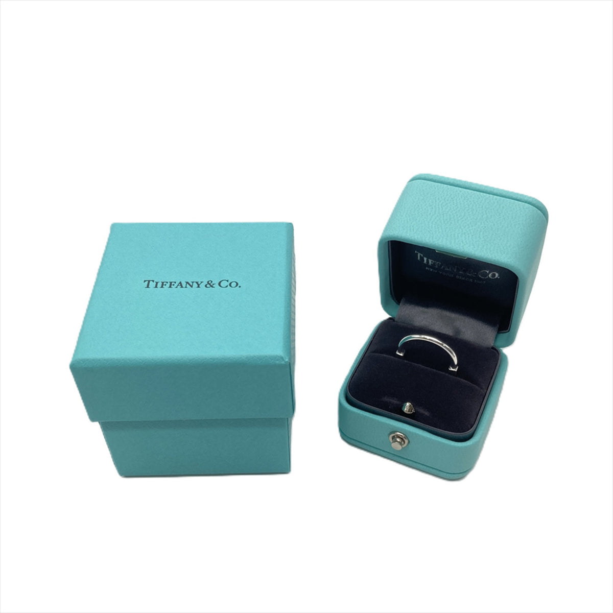 Tiffany White Gold White Gold (18K) Band Ring (Pre-Owned)
